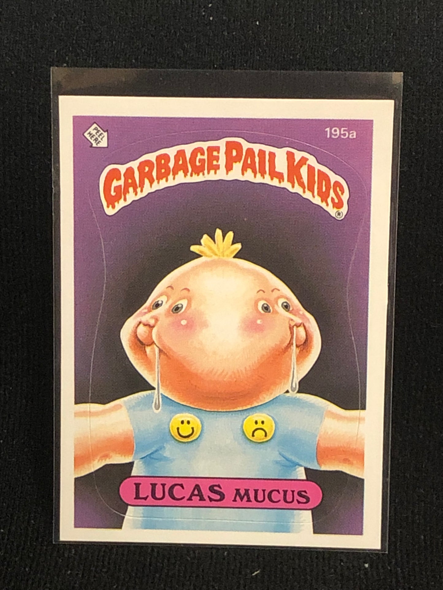 Garbage Pail Kids Original Series 5 (os5) 195a Lucas Mucus