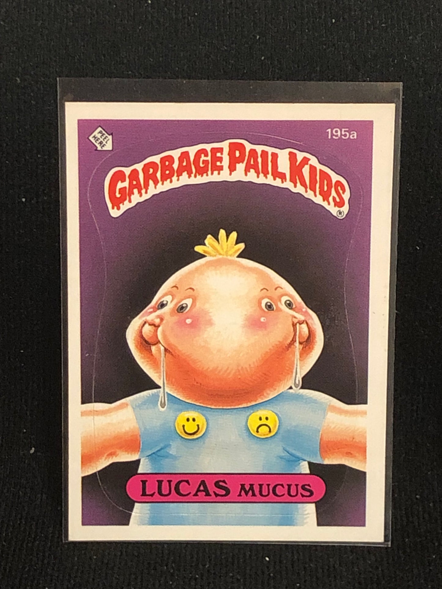 Garbage Pail Kids Original Series 5 (os5) 195a Lucas Mucus