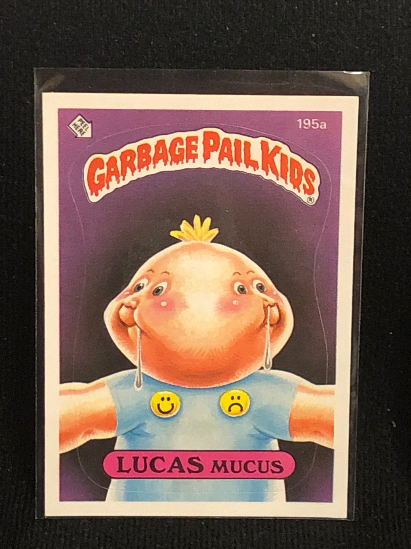 Garbage Pail Kids Original Series 5 (os5) 195a Lucas Mucus