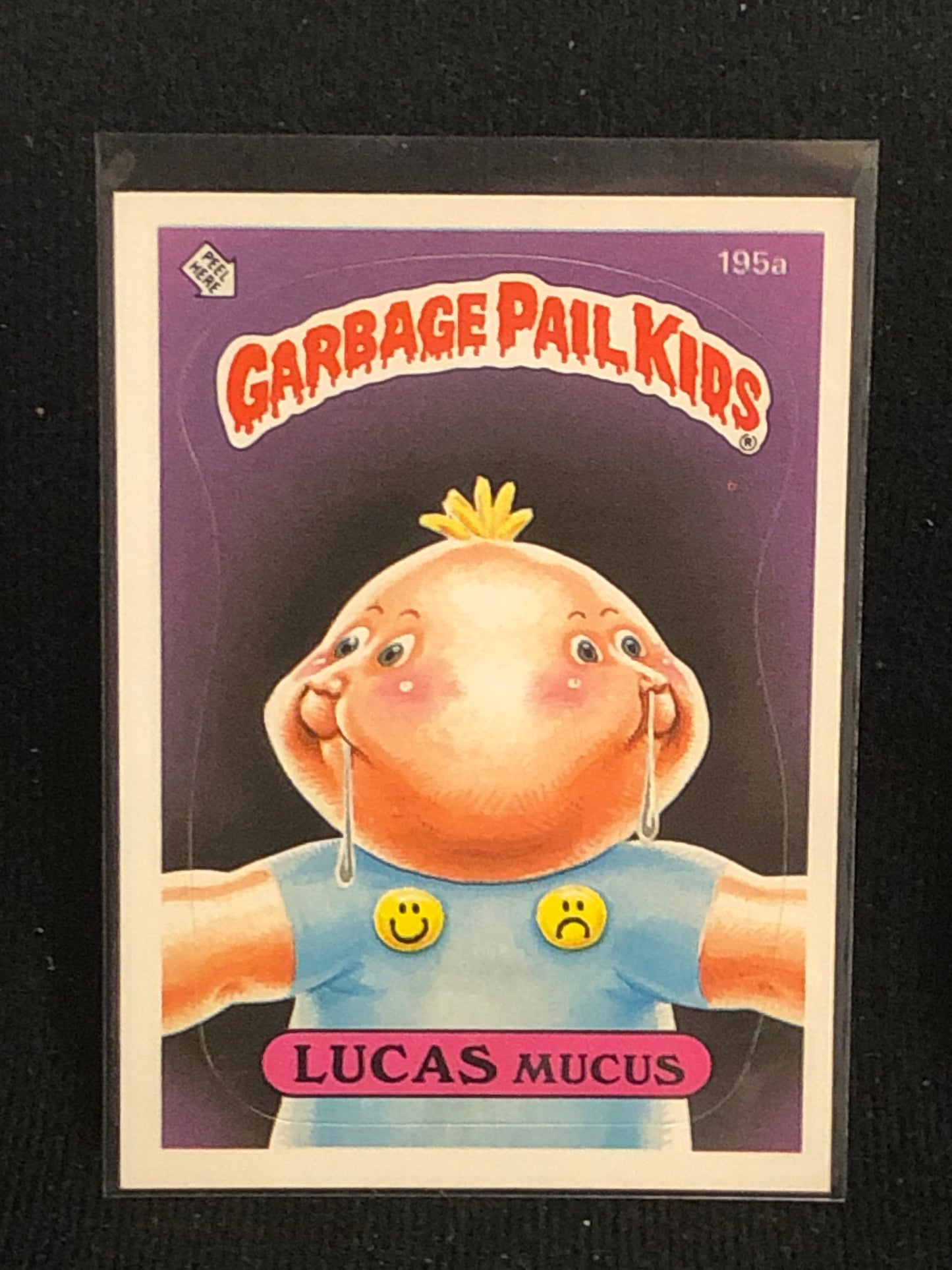 Garbage Pail Kids Original Series 5 (os5) 195a Lucas Mucus