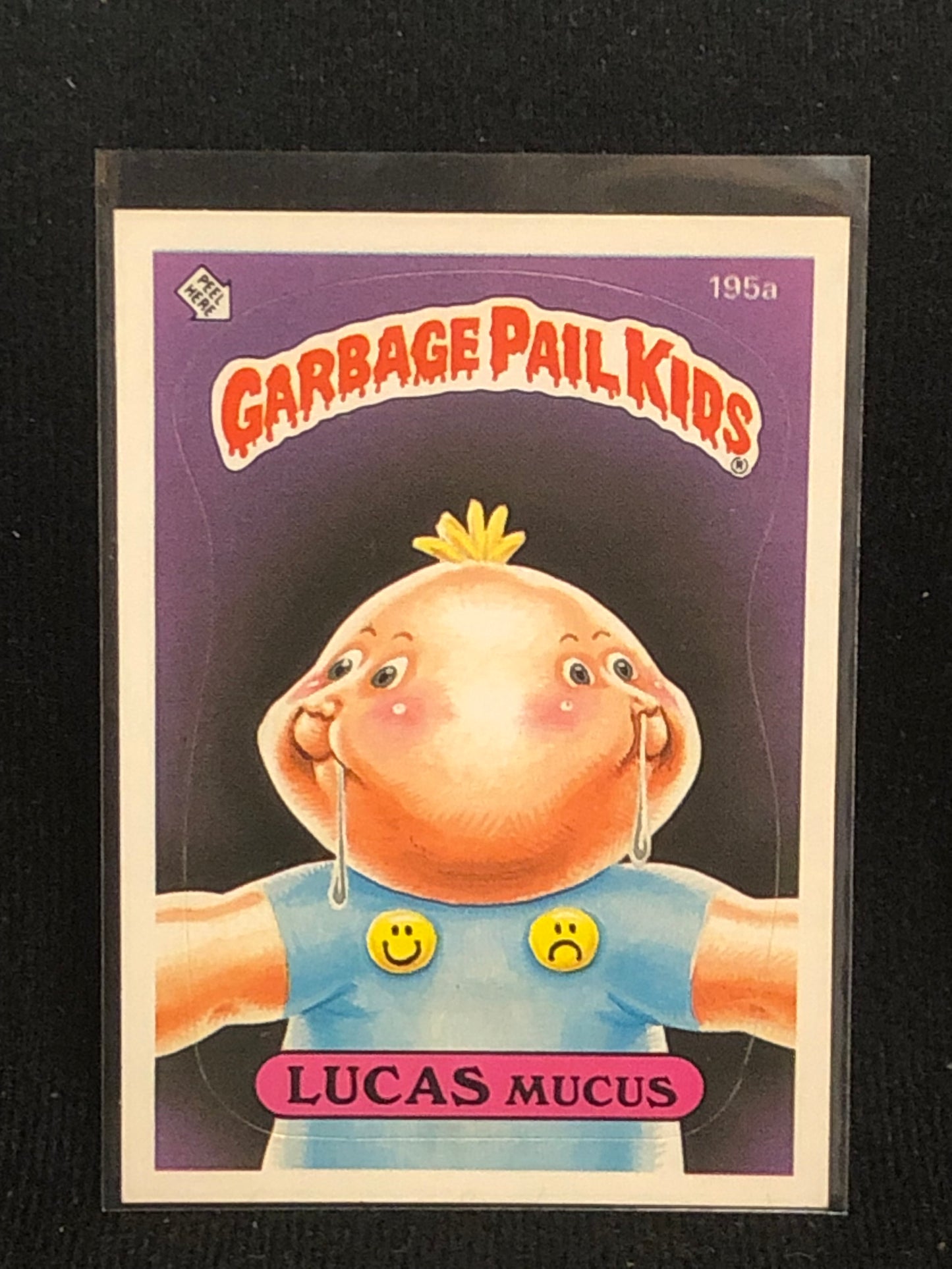 Garbage Pail Kids Original Series 5 (os5) 195a Lucas Mucus