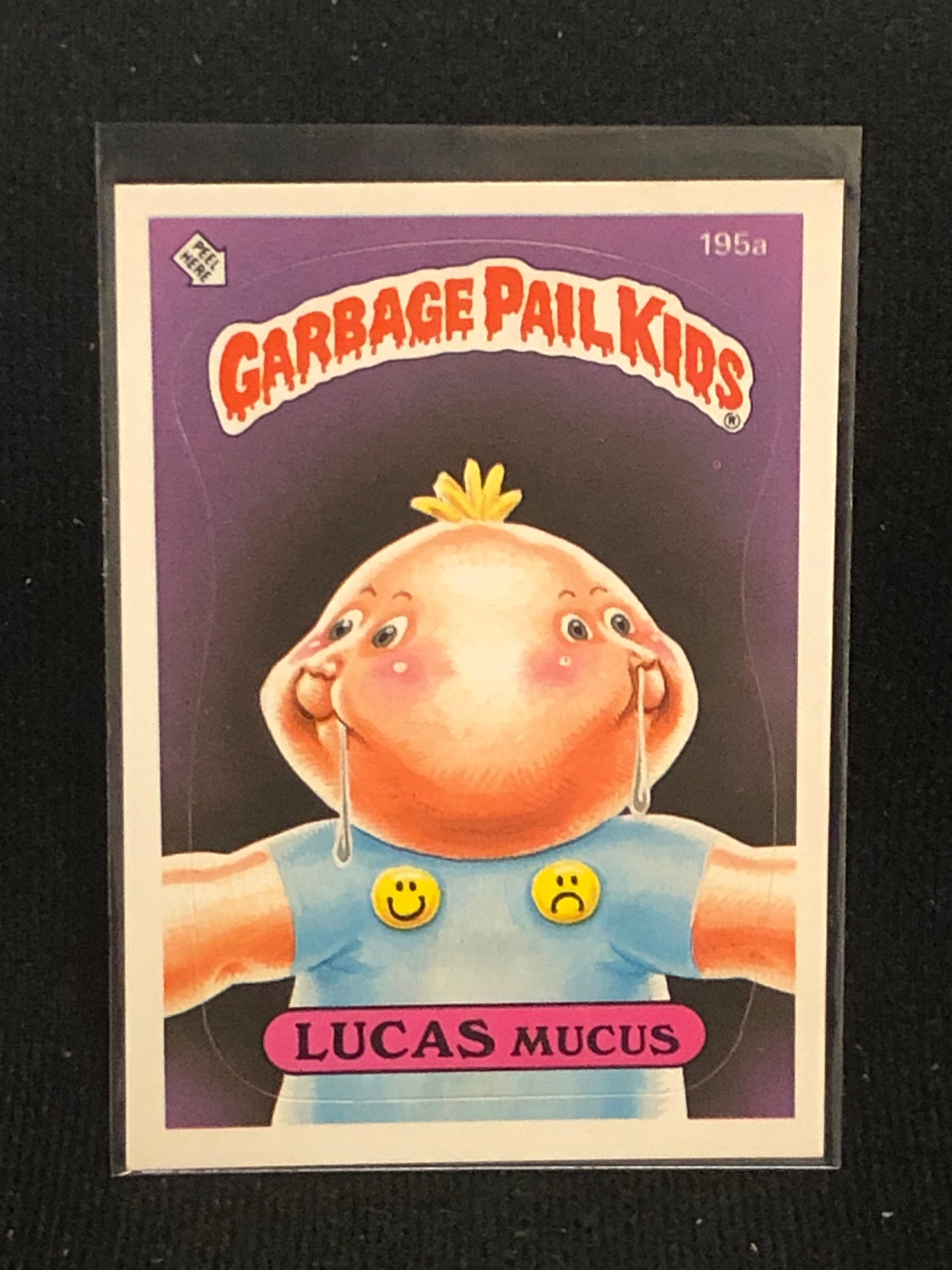 Garbage Pail Kids Original Series 5 (os5) 195a Lucas Mucus