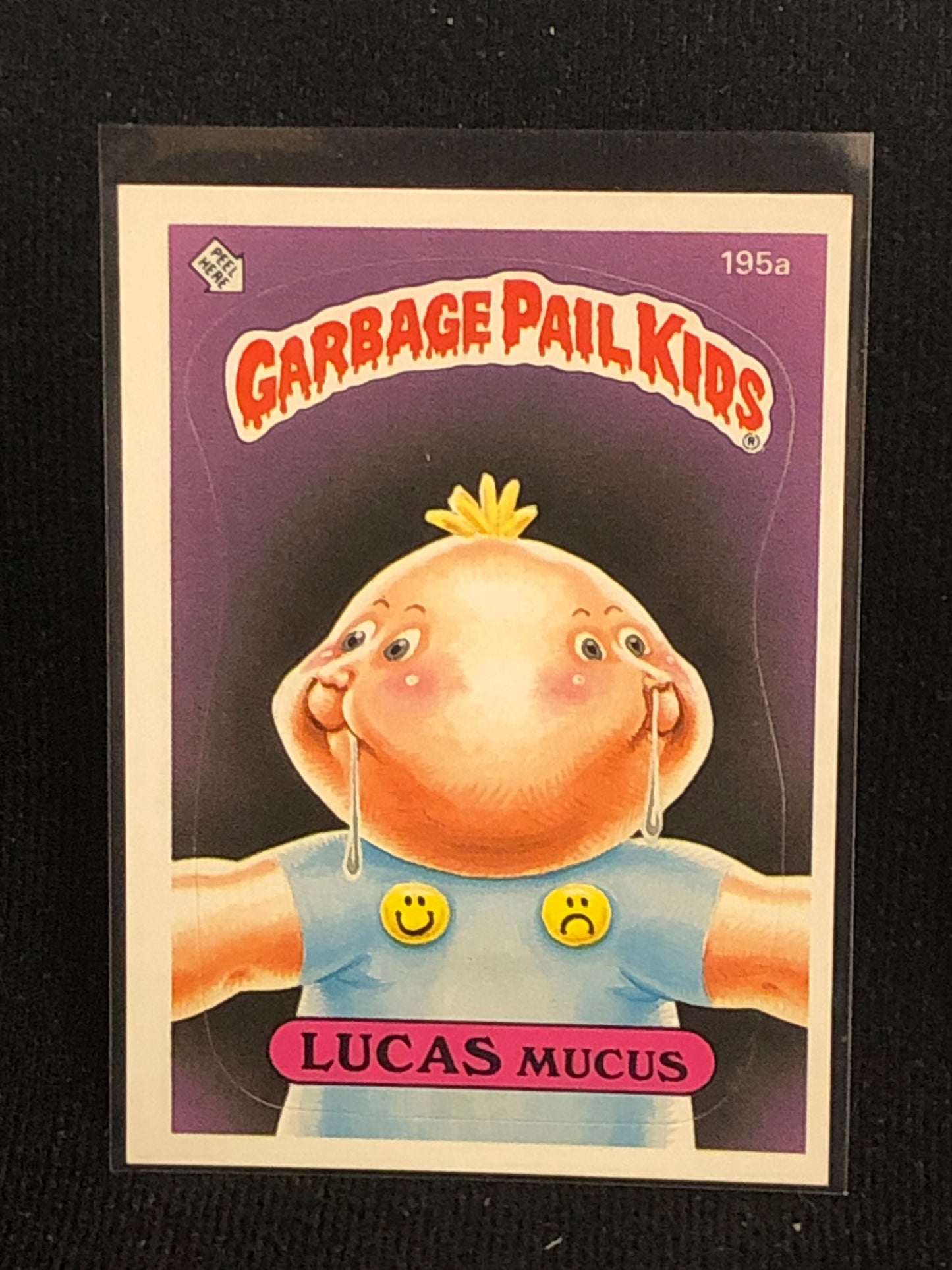 Garbage Pail Kids Original Series 5 (os5) 195a Lucas Mucus