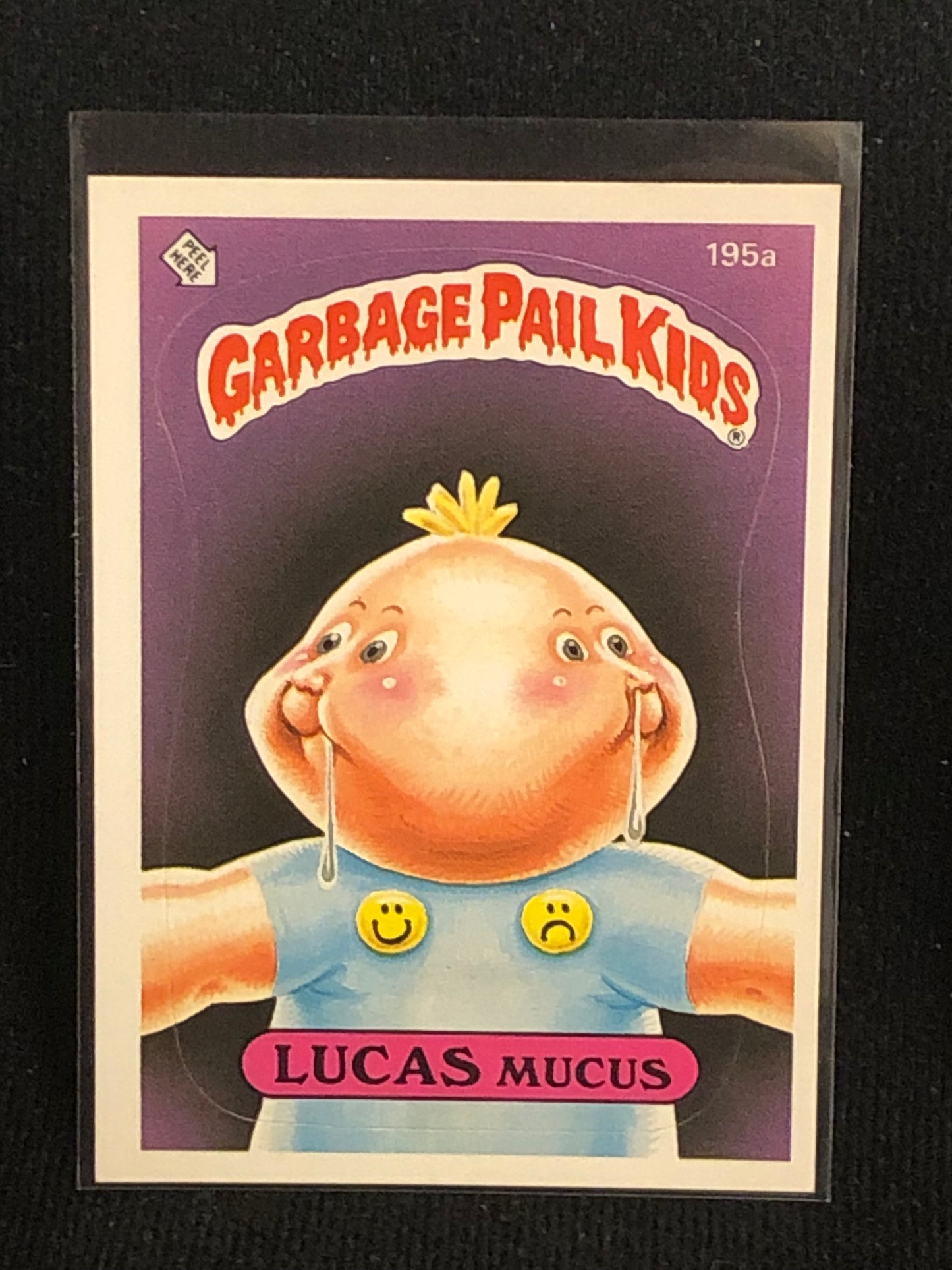 Garbage Pail Kids Original Series 5 (os5) 195a Lucas Mucus