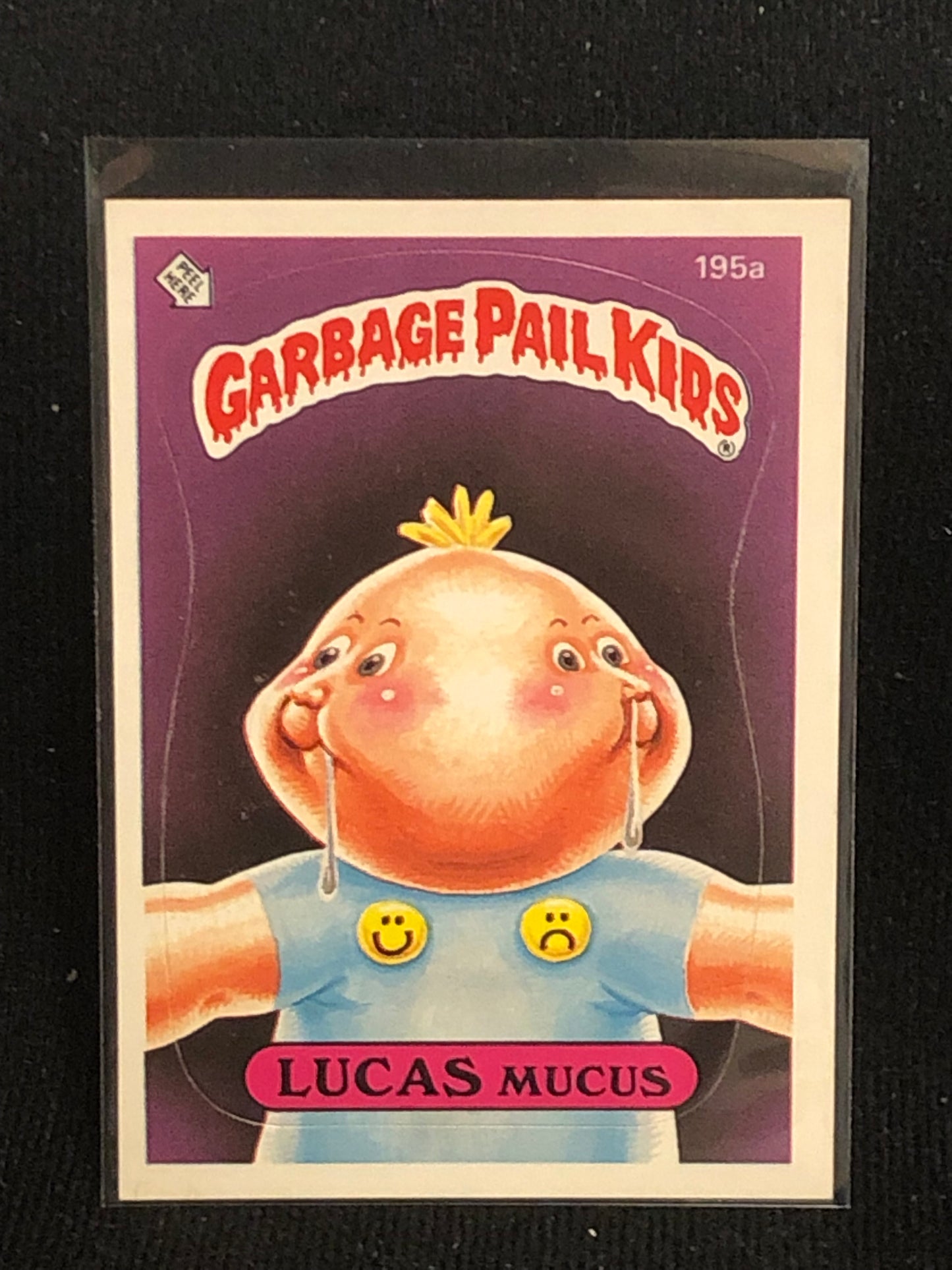 Garbage Pail Kids Original Series 5 (os5) 195a Lucas Mucus