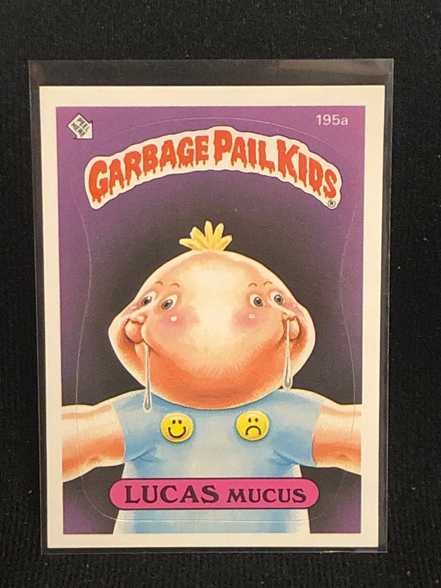 Garbage Pail Kids Original Series 5 (os5) 195a Lucas Mucus