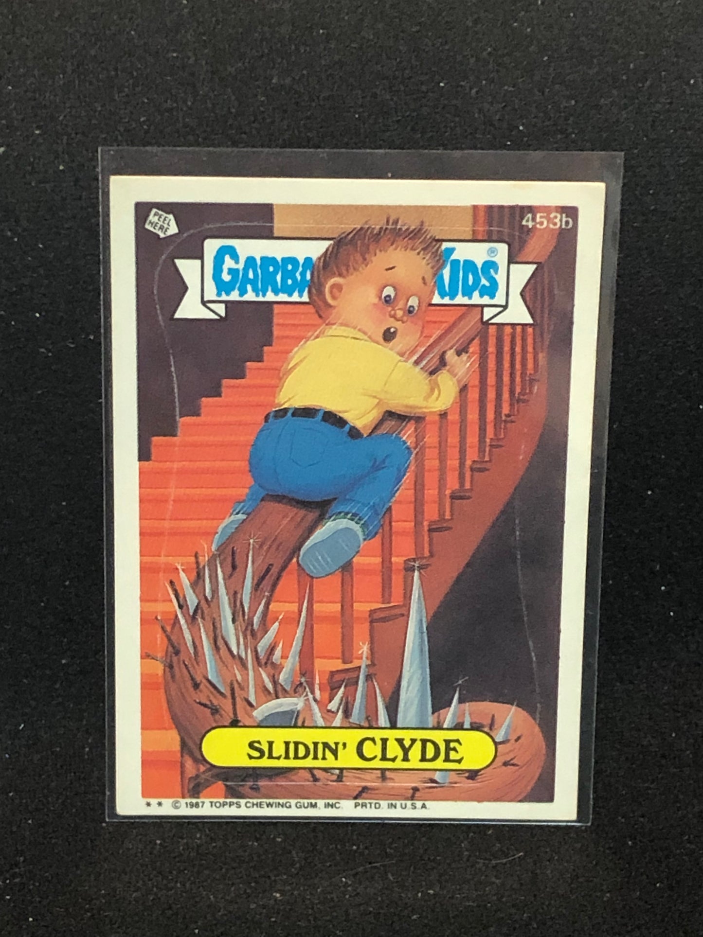 Garbage Pail Kids Original Series 11 (os11) 453b Slidin Clyde