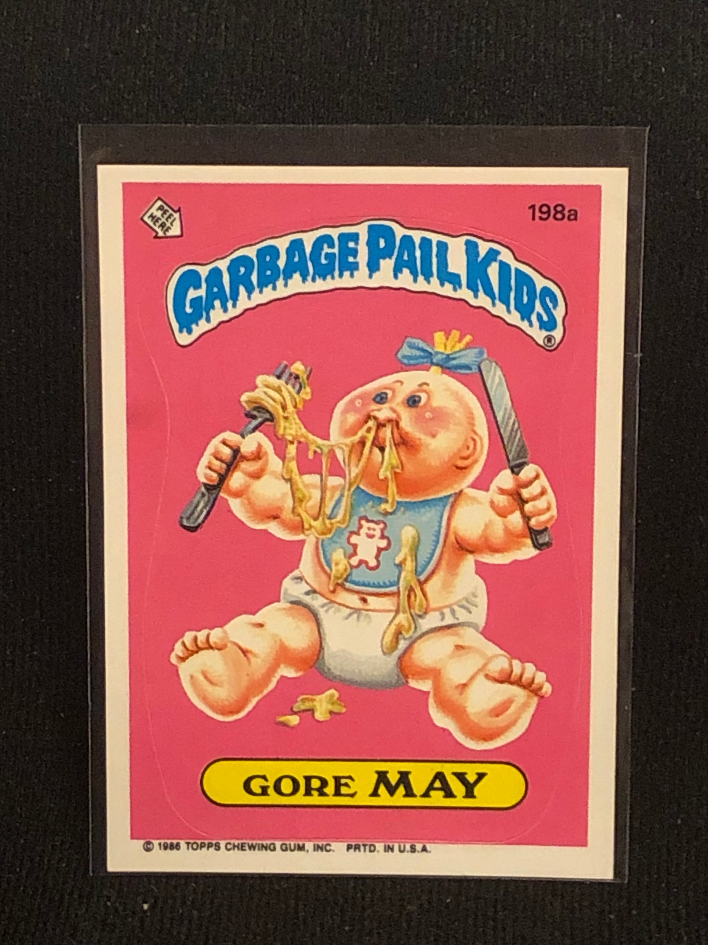 Garbage Pail Kids Original Series 5 (os5) 198a Gore May