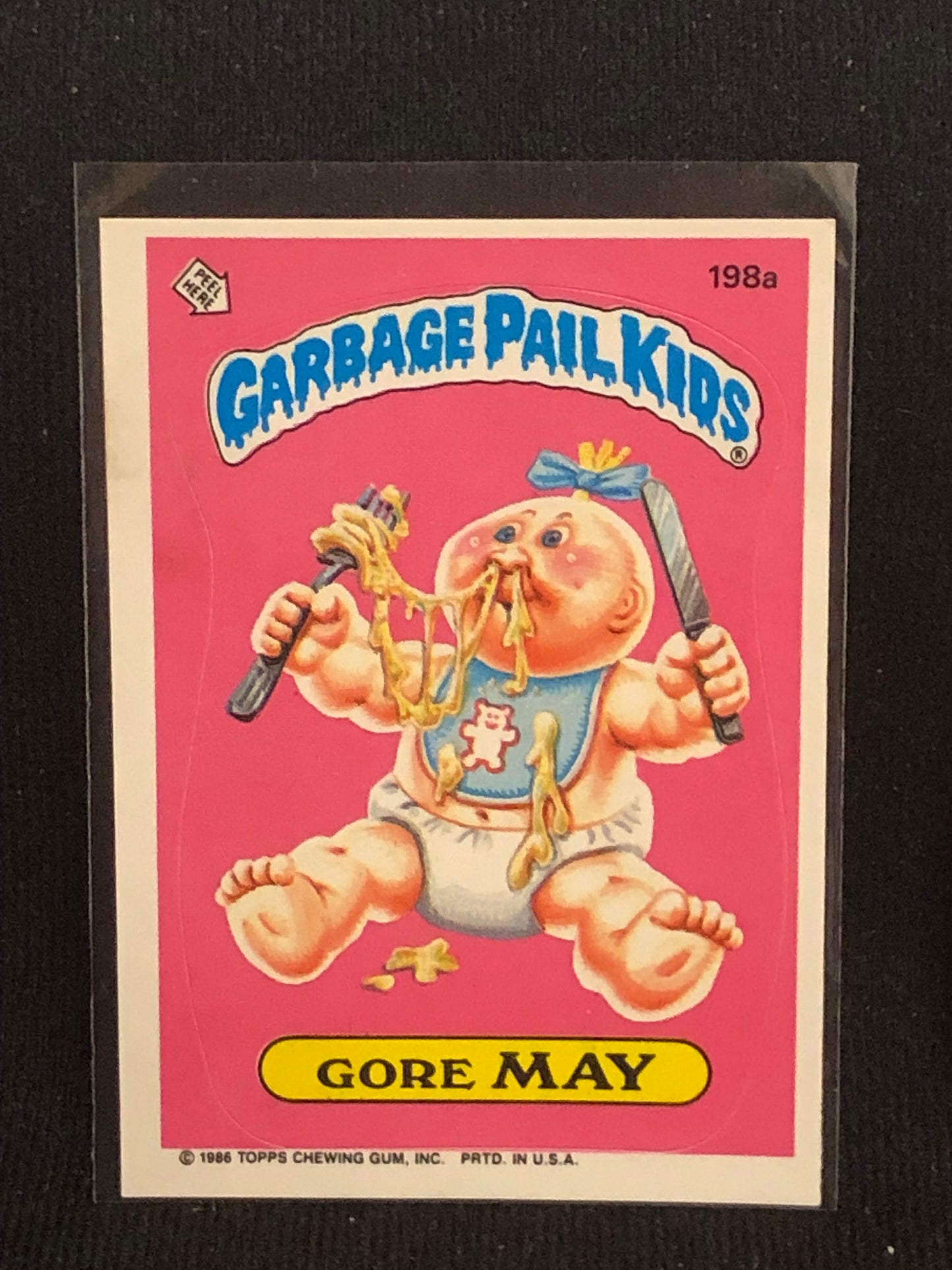 Garbage Pail Kids Original Series 5 (os5) 198a Gore May