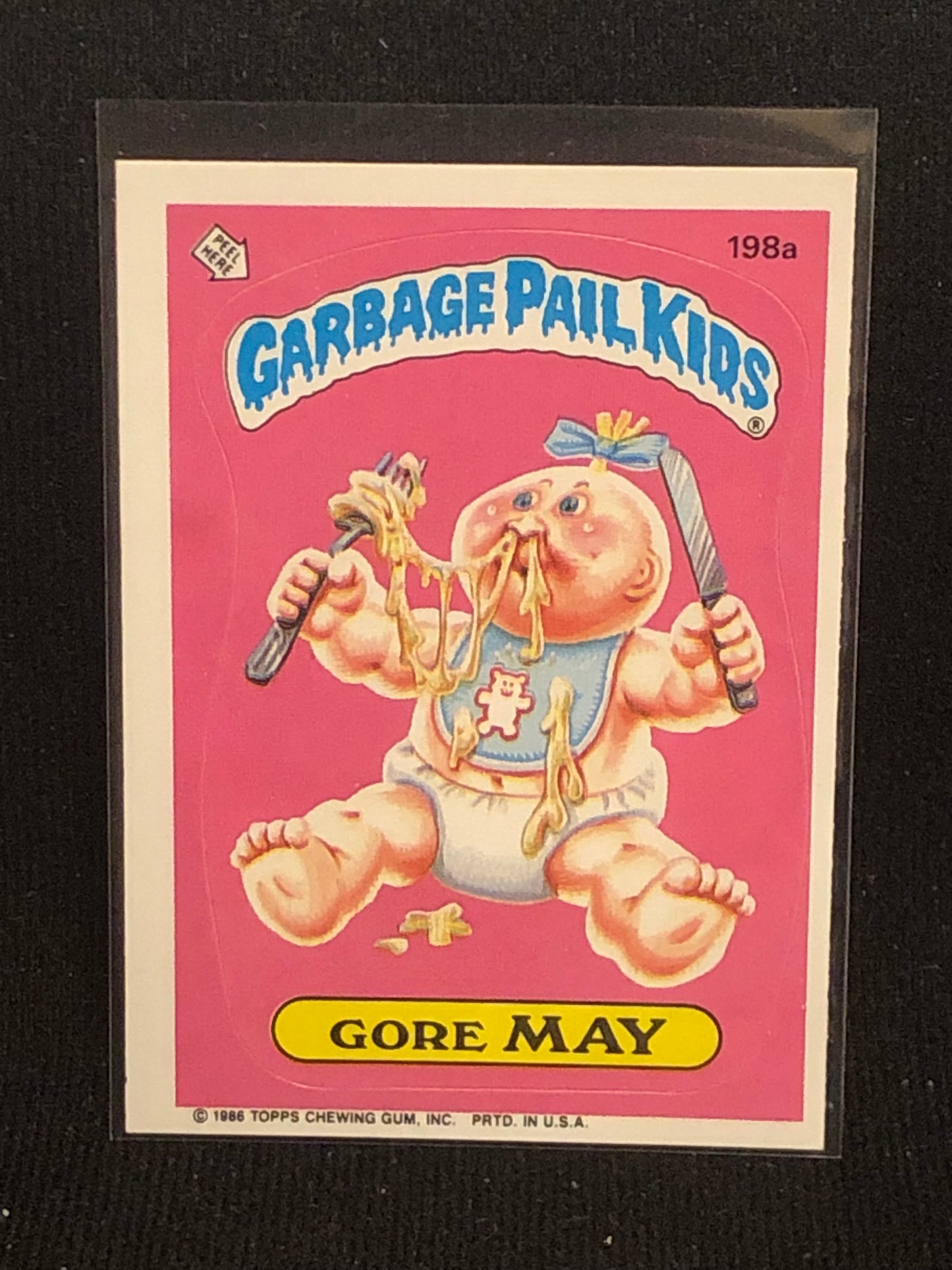 Garbage Pail Kids Original Series 5 (os5) 198a Gore May