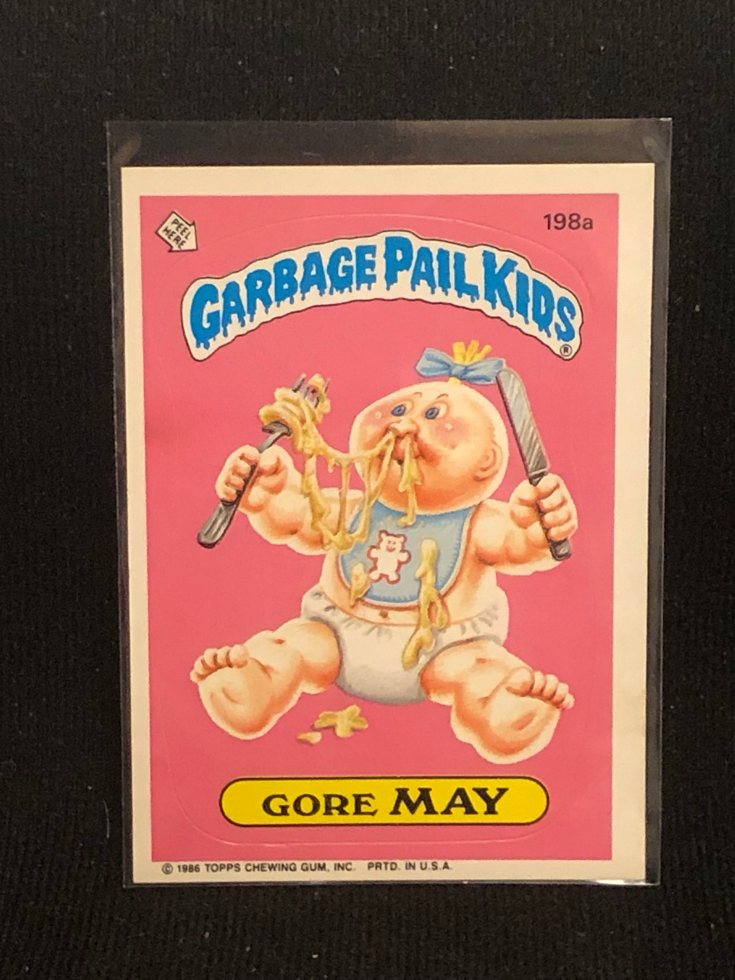 Garbage Pail Kids Original Series 5 (os5) 198a Gore May