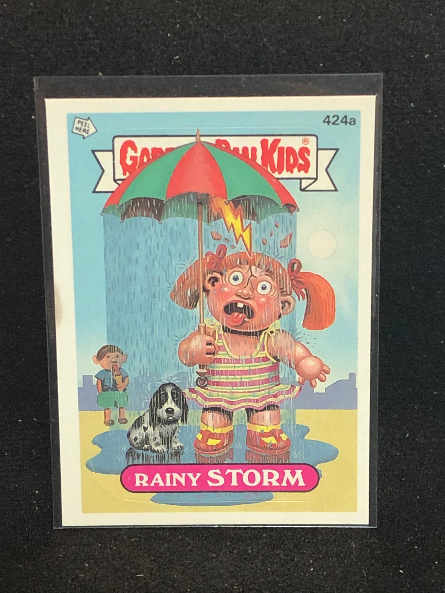 Garbage Pail Kids Original Series 11 (os11) 424a Rainy Storm