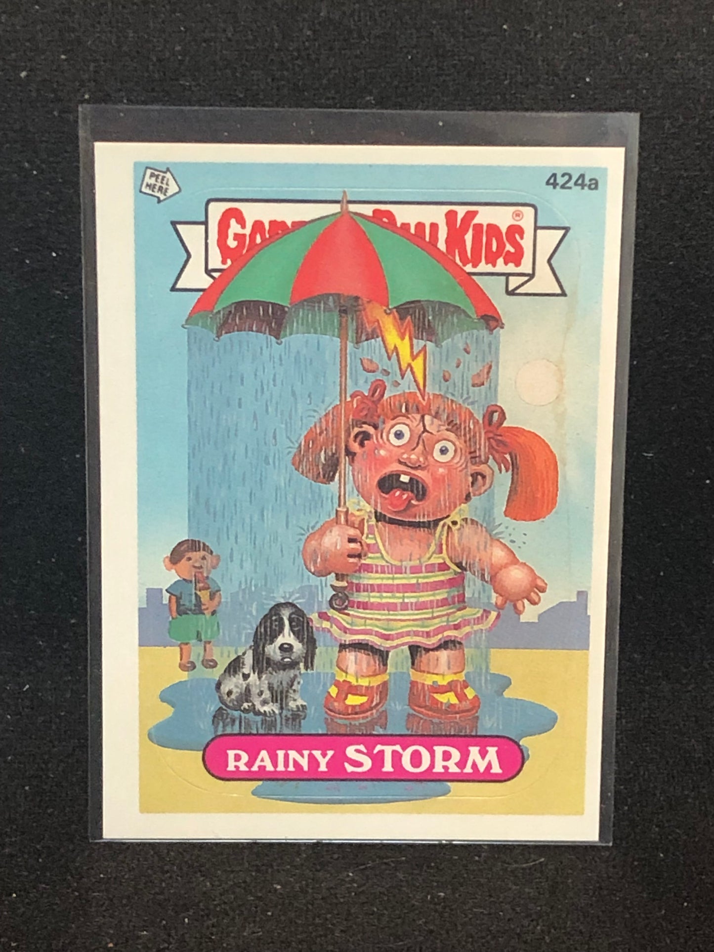 Garbage Pail Kids Original Series 11 (os11) 424a Rainy Storm