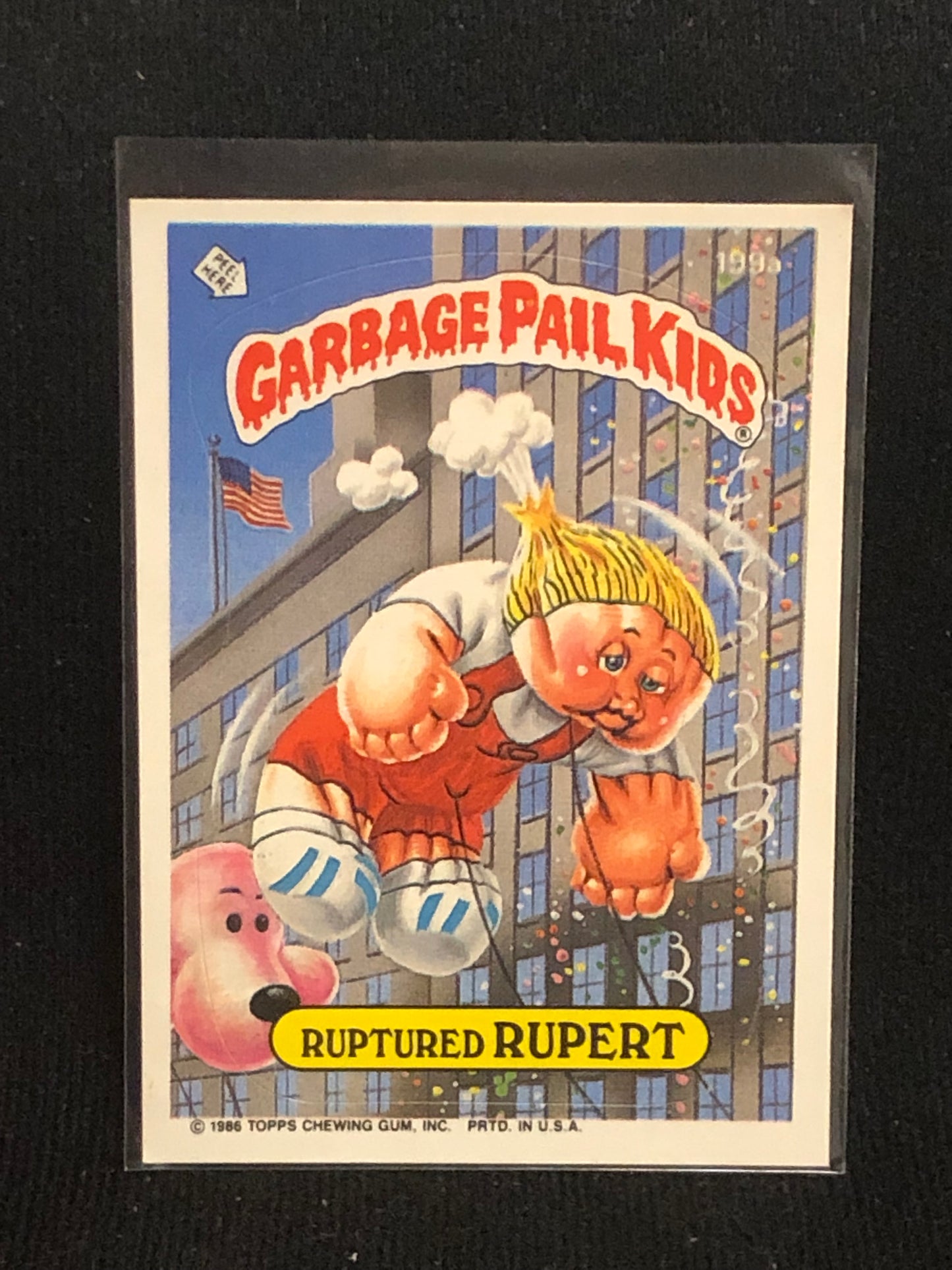 Garbage Pail Kids Original Series 5 (os5) 199a Ruptured Rupert