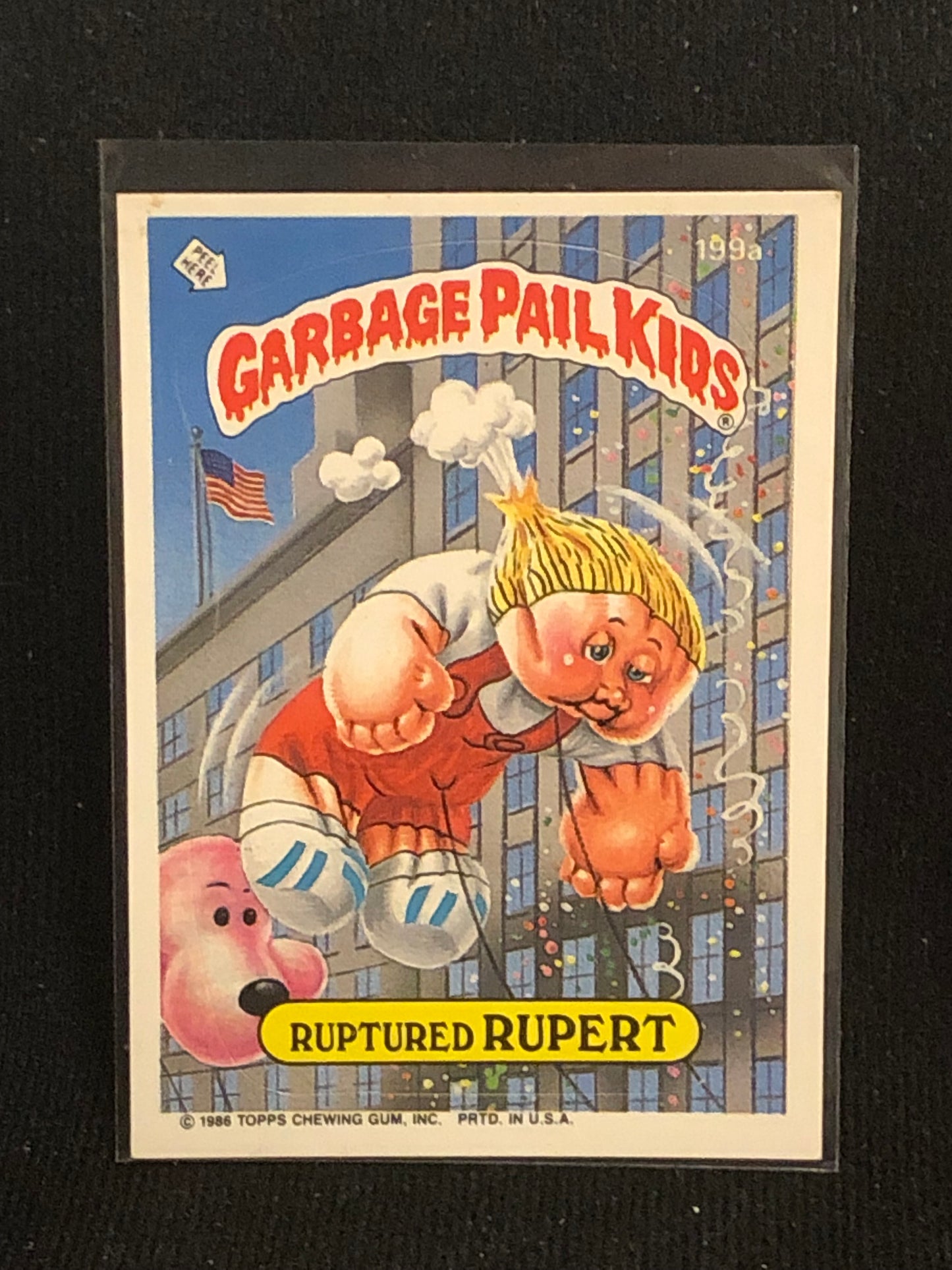 Garbage Pail Kids Original Series 5 (os5) 199a Ruptured Rupert