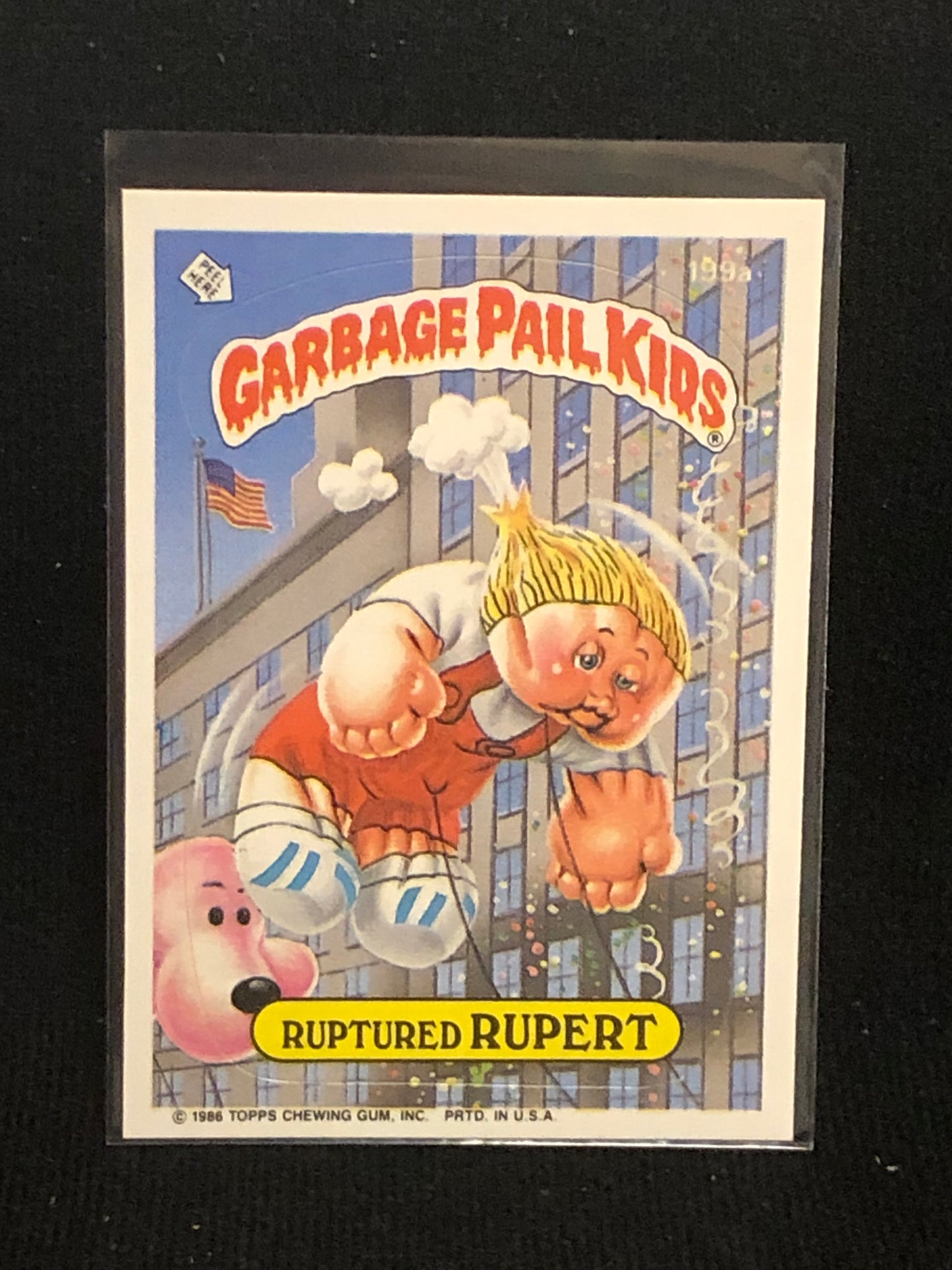 Garbage Pail Kids Original Series 5 (os5) 199a Ruptured Rupert