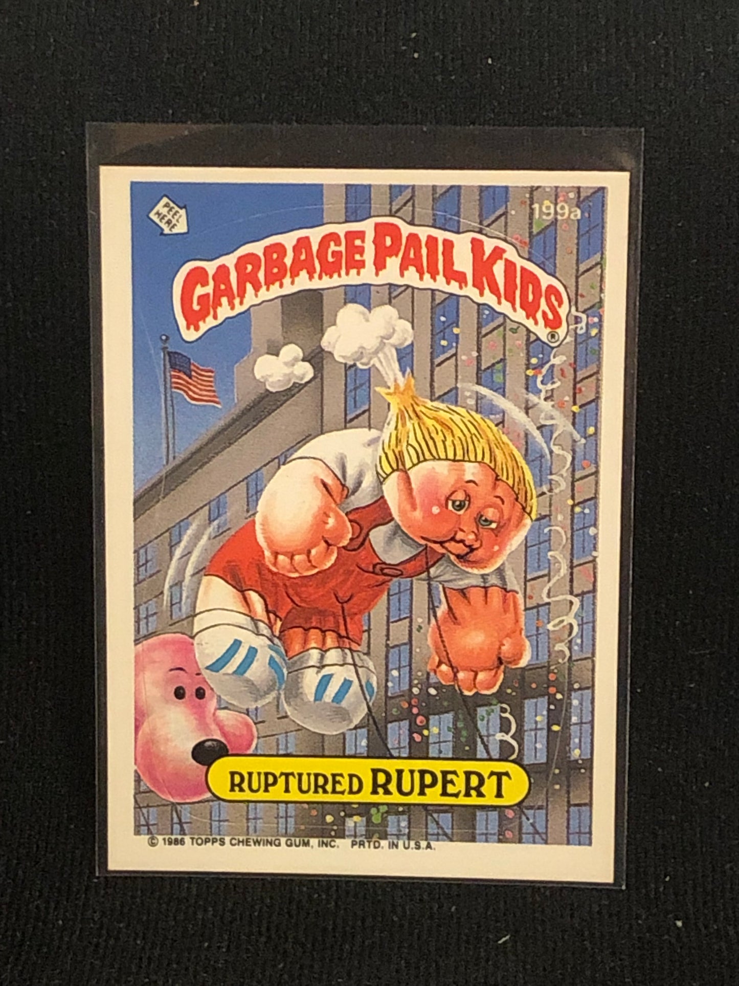 Garbage Pail Kids Original Series 5 (os5) 199a Ruptured Rupert