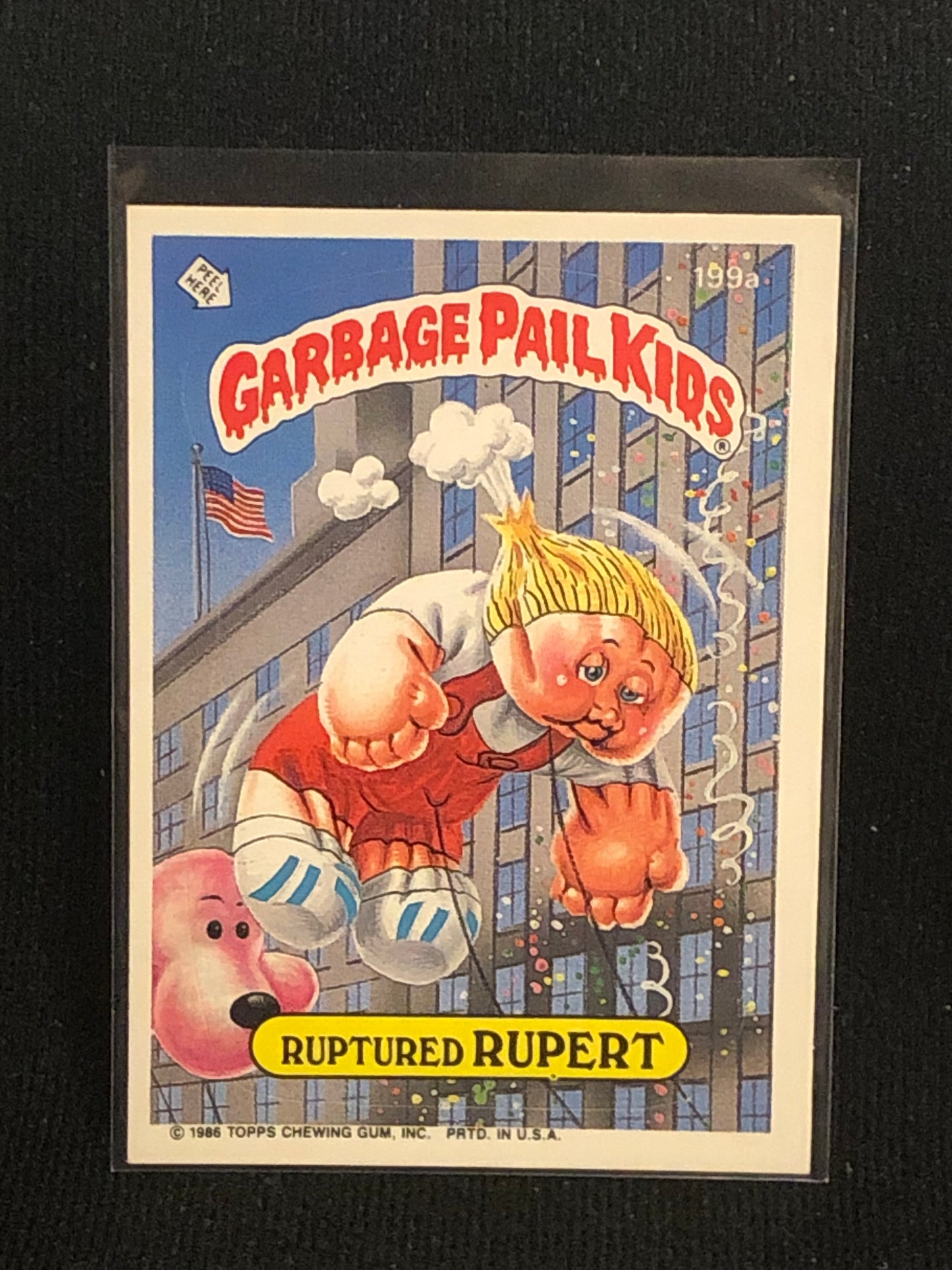 Garbage Pail Kids Original Series 5 (os5) 199a Ruptured Rupert