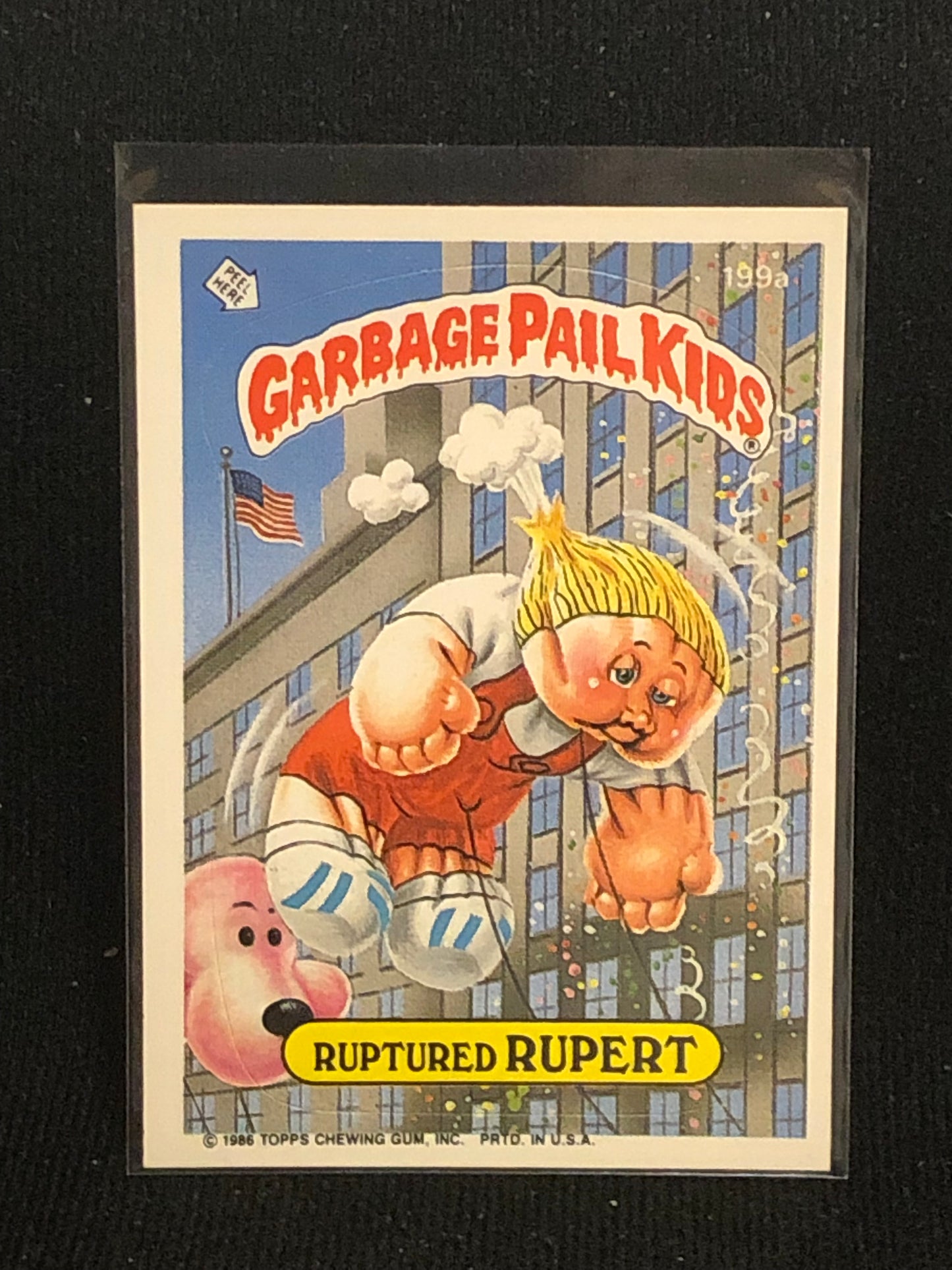 Garbage Pail Kids Original Series 5 (os5) 199a Ruptured Rupert