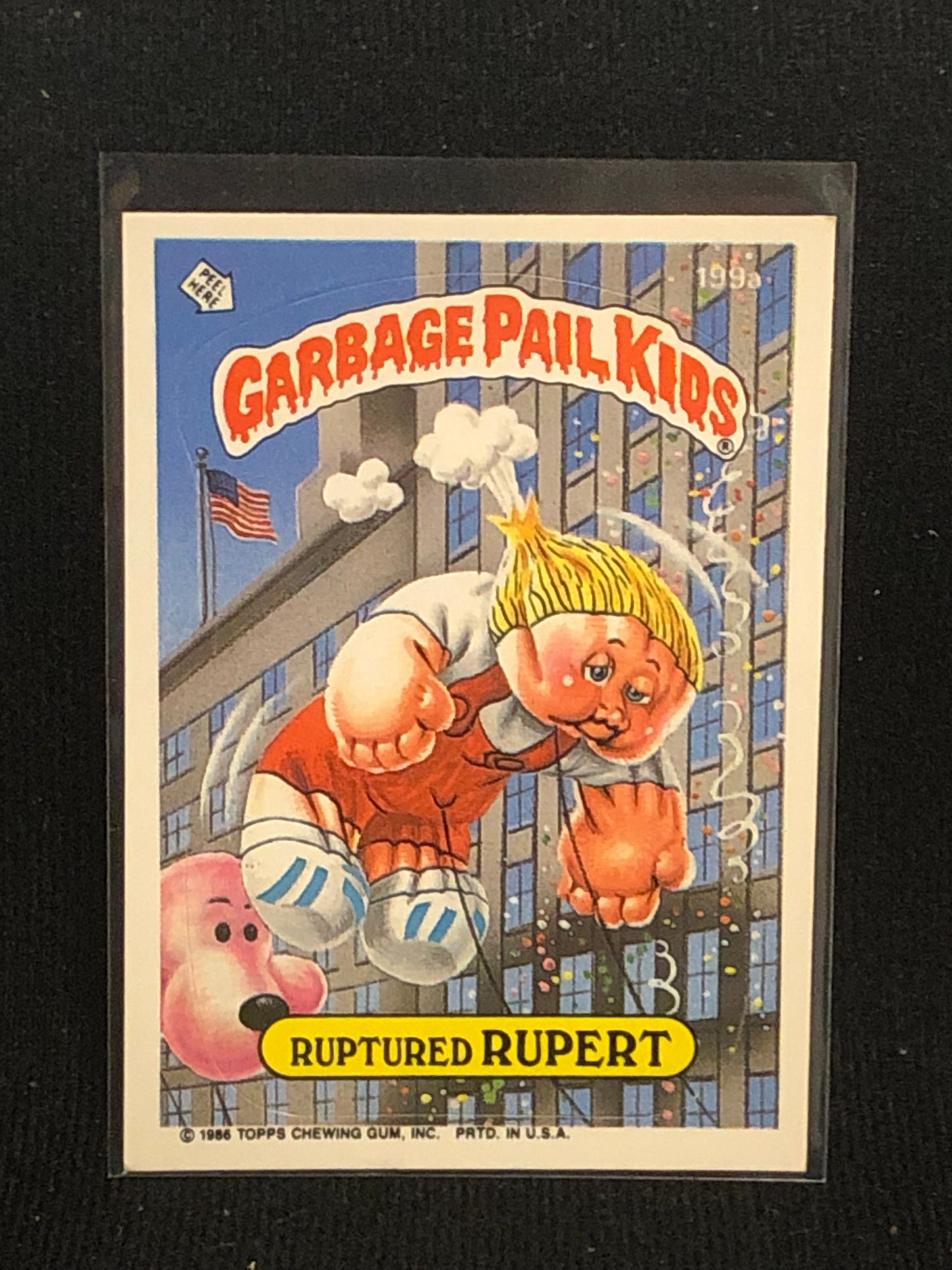 Garbage Pail Kids Original Series 5 (os5) 199a Ruptured Rupert