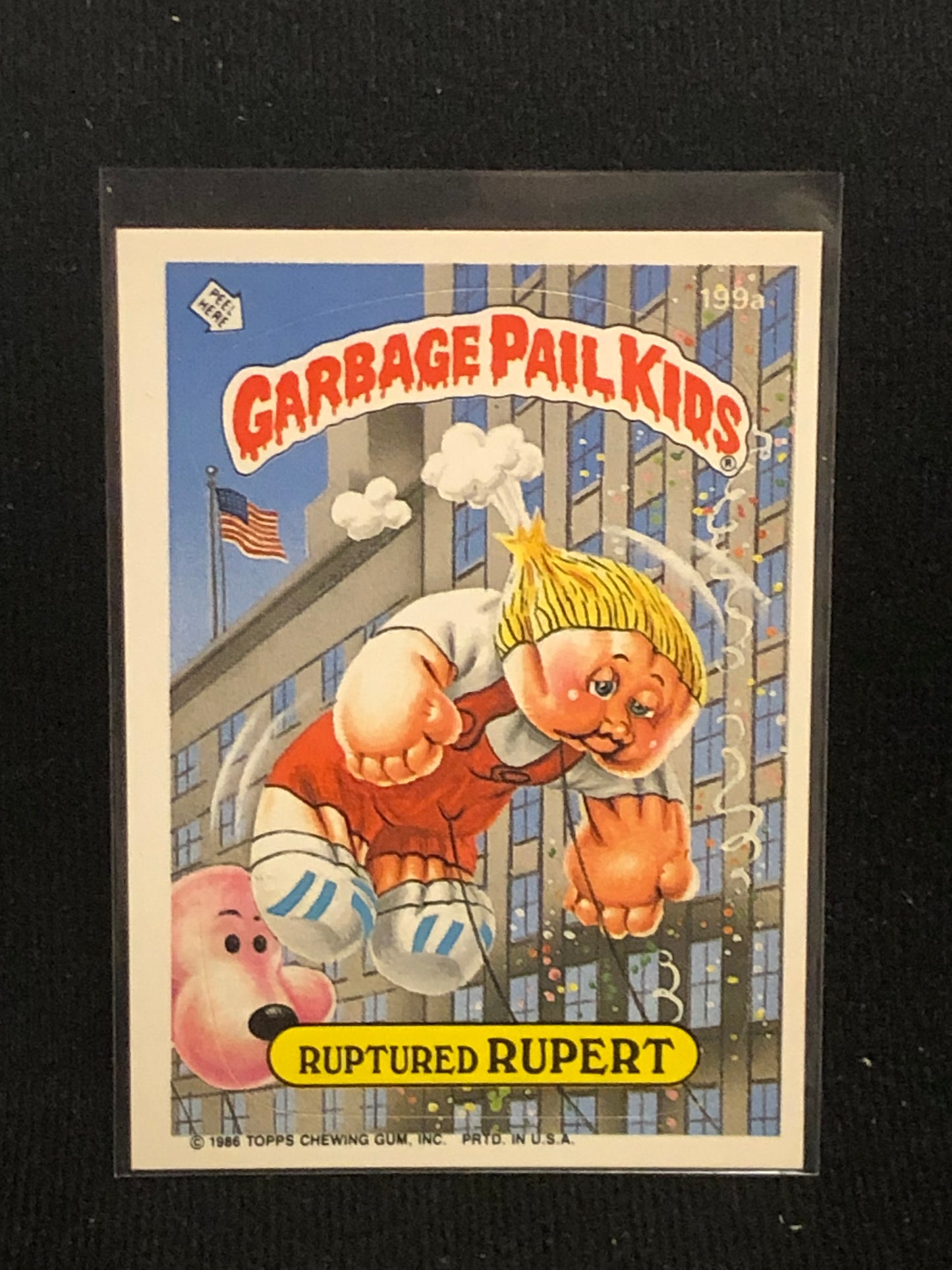 Garbage Pail Kids Original Series 5 (os5) 199a Ruptured Rupert