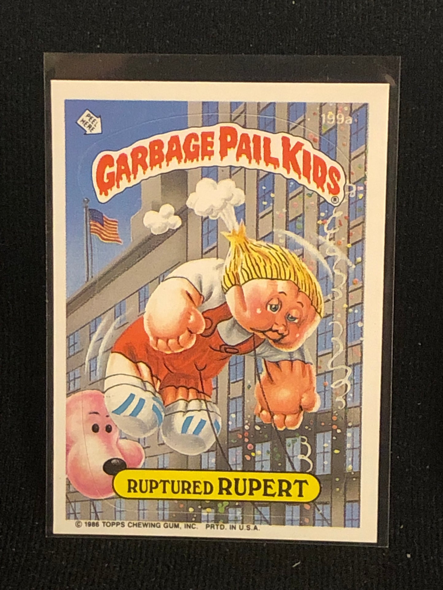 Garbage Pail Kids Original Series 5 (os5) 199a Ruptured Rupert