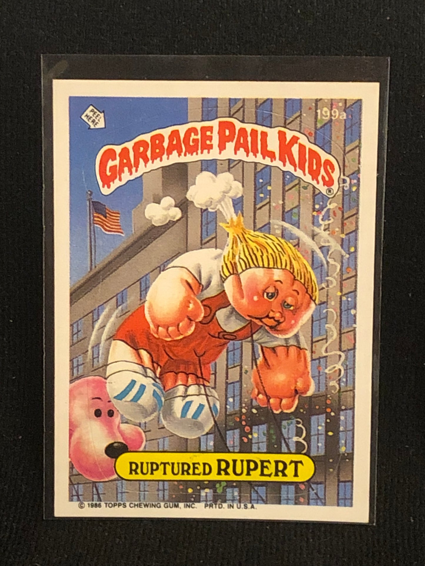 Garbage Pail Kids Original Series 5 (os5) 199a Ruptured Rupert