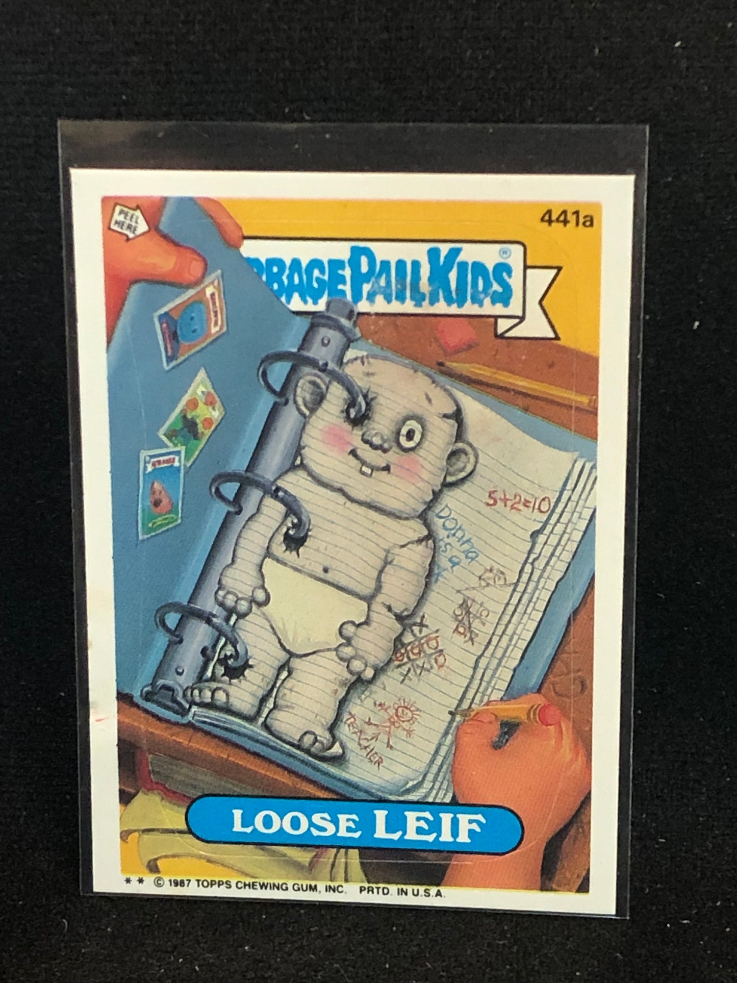 Garbage Pail Kids Original Series 11 (os11) 441a Loose Leif