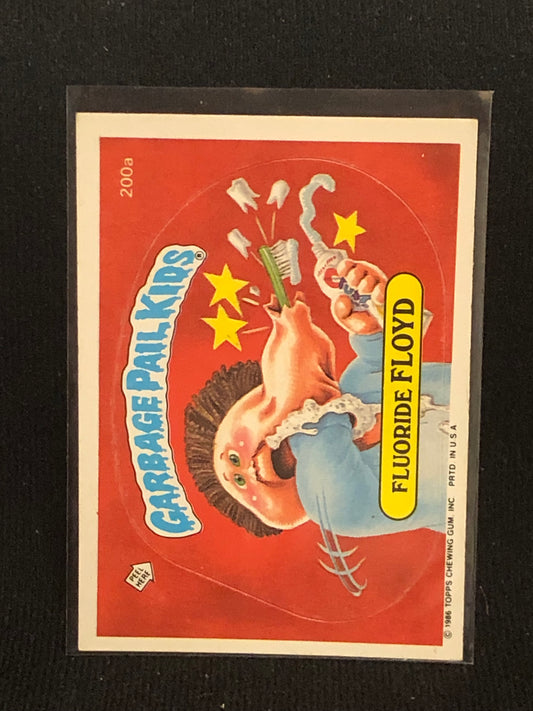 Garbage Pail Kids Original Series 5 (os5) 200a Fluoride Floyd