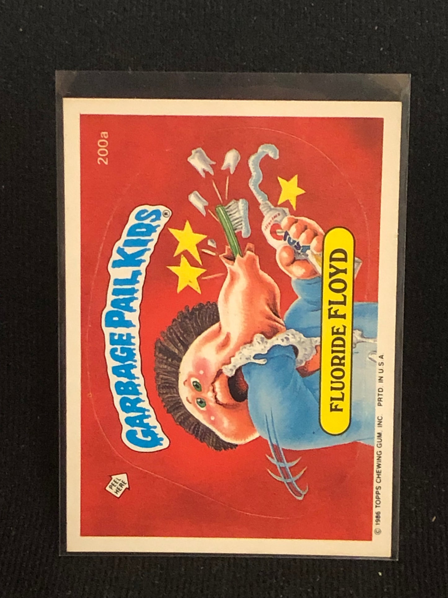 Garbage Pail Kids Original Series 5 (os5) 200a Fluoride Floyd