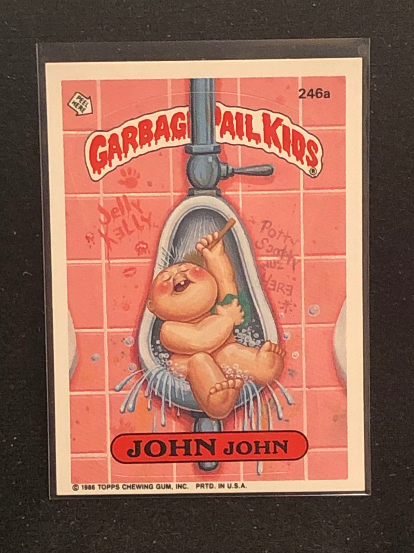 Garbage Pail Kids Original Series 6 (os6) 246a John John