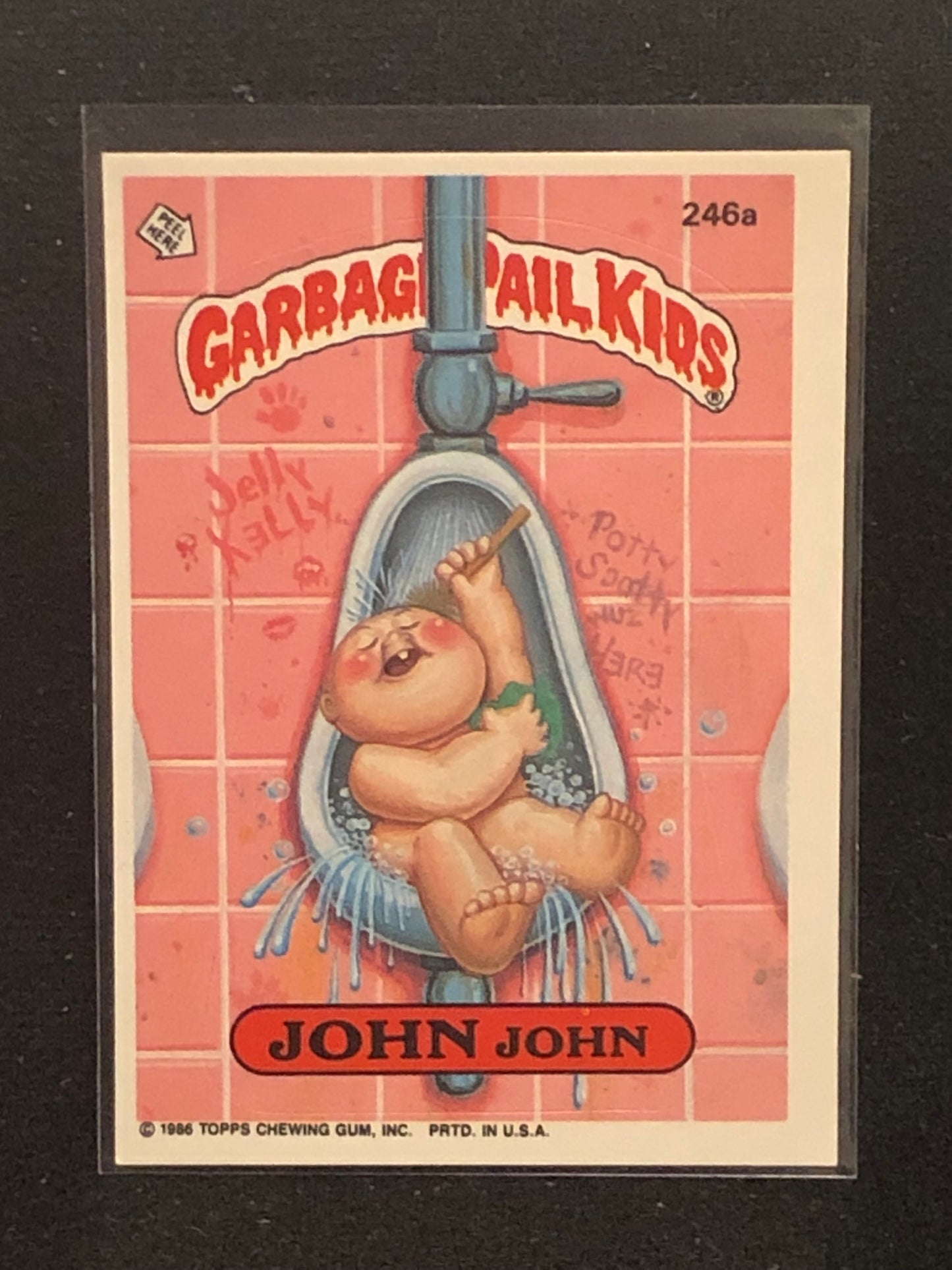 Garbage Pail Kids Original Series 6 (os6) 246a John John