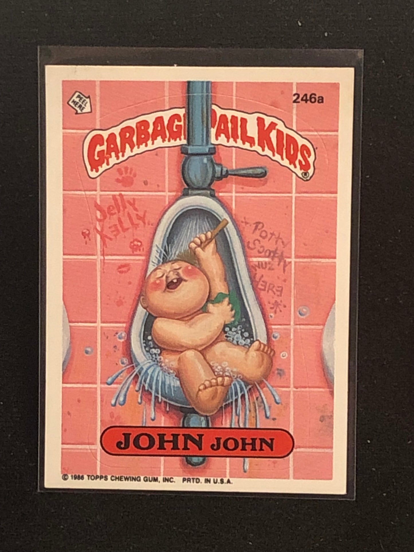 Garbage Pail Kids Original Series 6 (os6) 246a John John