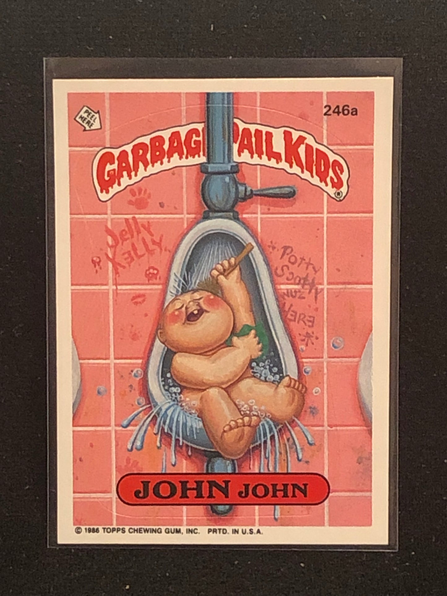 Garbage Pail Kids Original Series 6 (os6) 246a John John