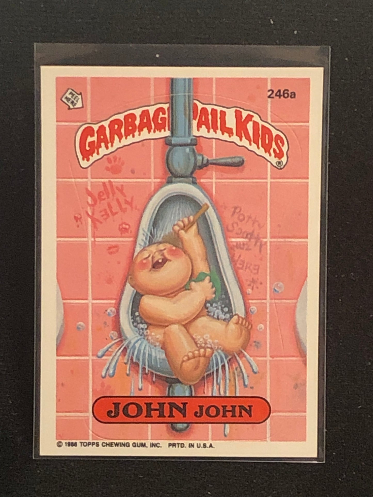 Garbage Pail Kids Original Series 6 (os6) 246a John John