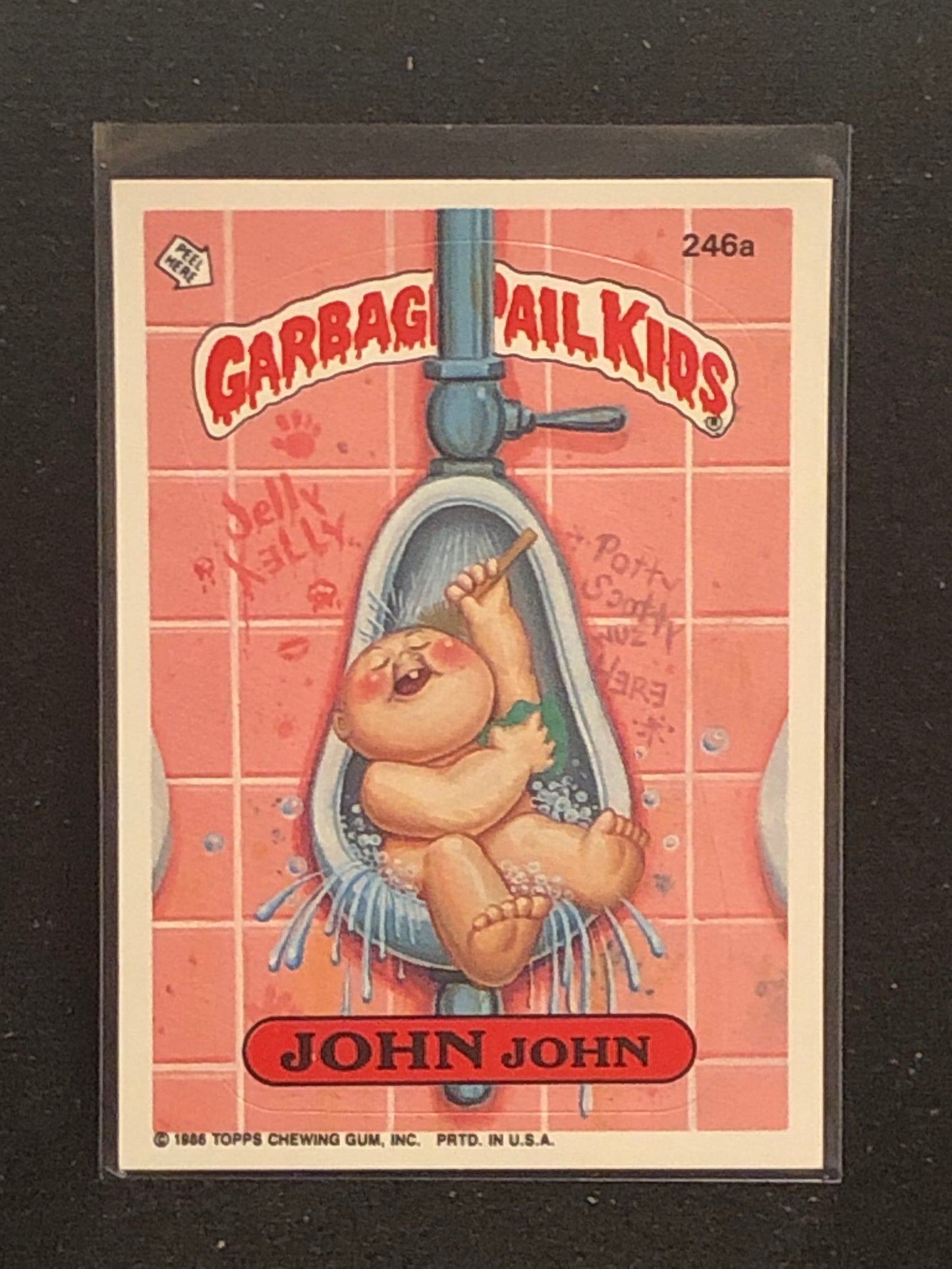 Garbage Pail Kids Original Series 6 (os6) 246a John John