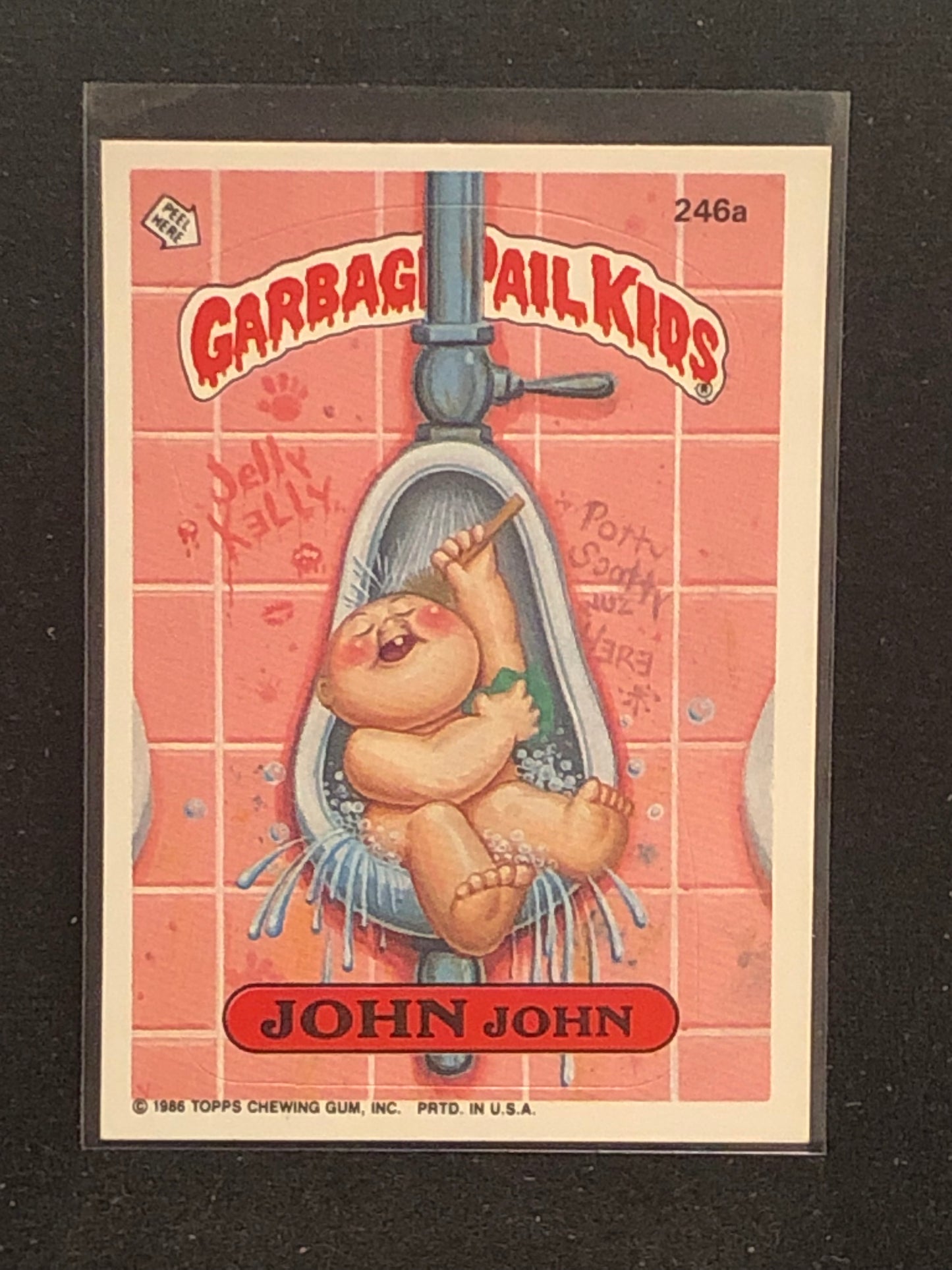 Garbage Pail Kids Original Series 6 (os6) 246a John John