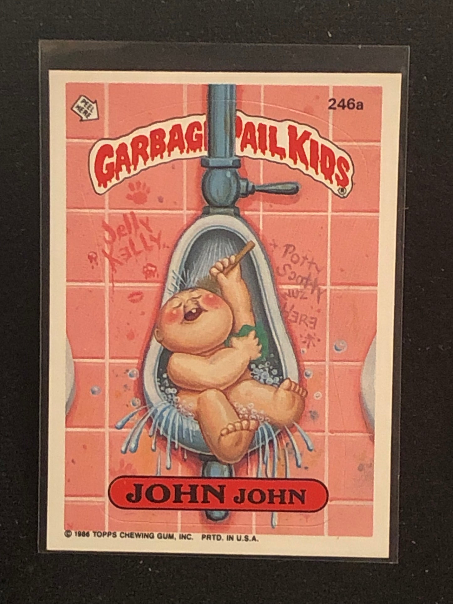 Garbage Pail Kids Original Series 6 (os6) 246a John John