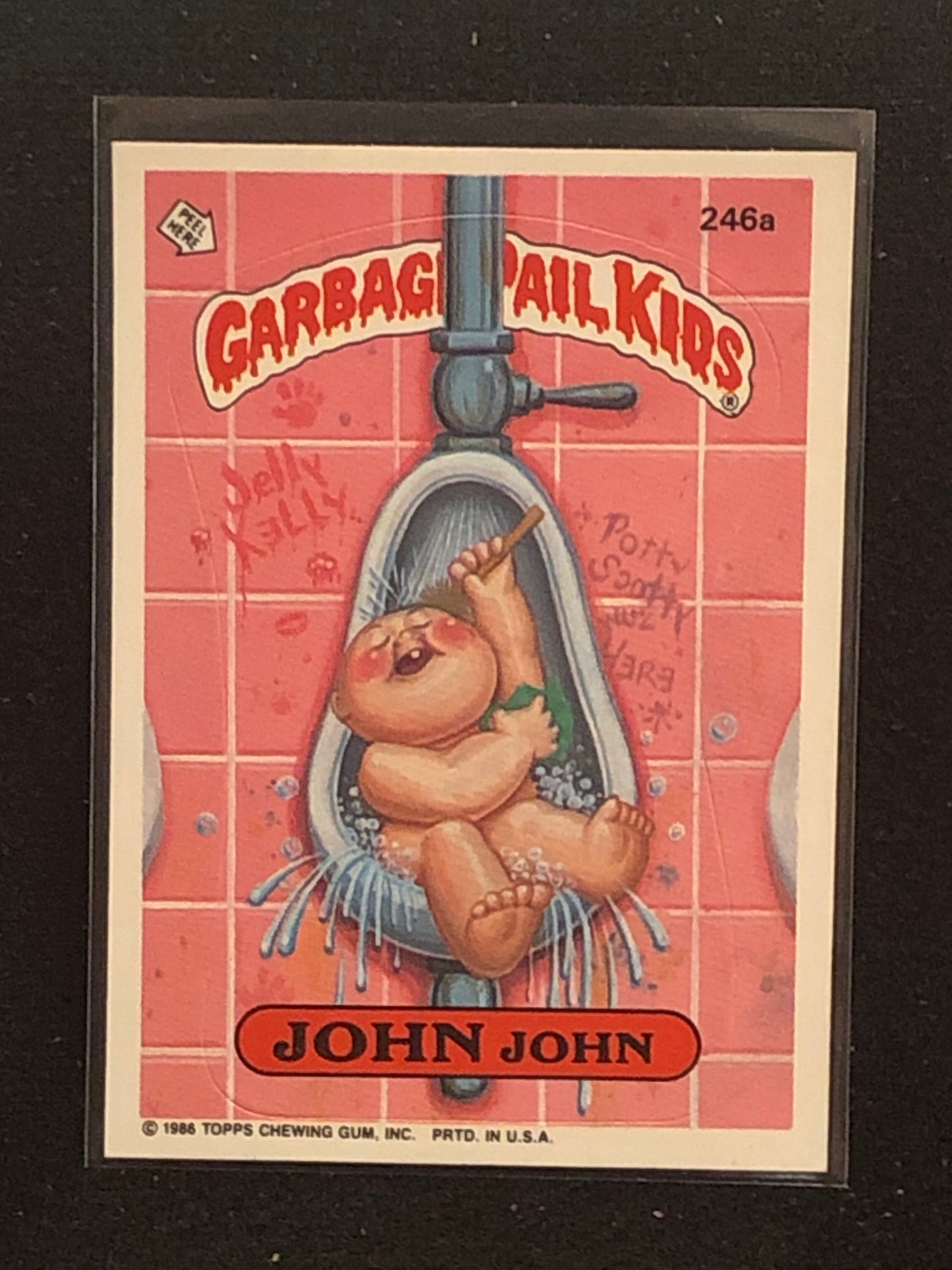 Garbage Pail Kids Original Series 6 (os6) 246a John John