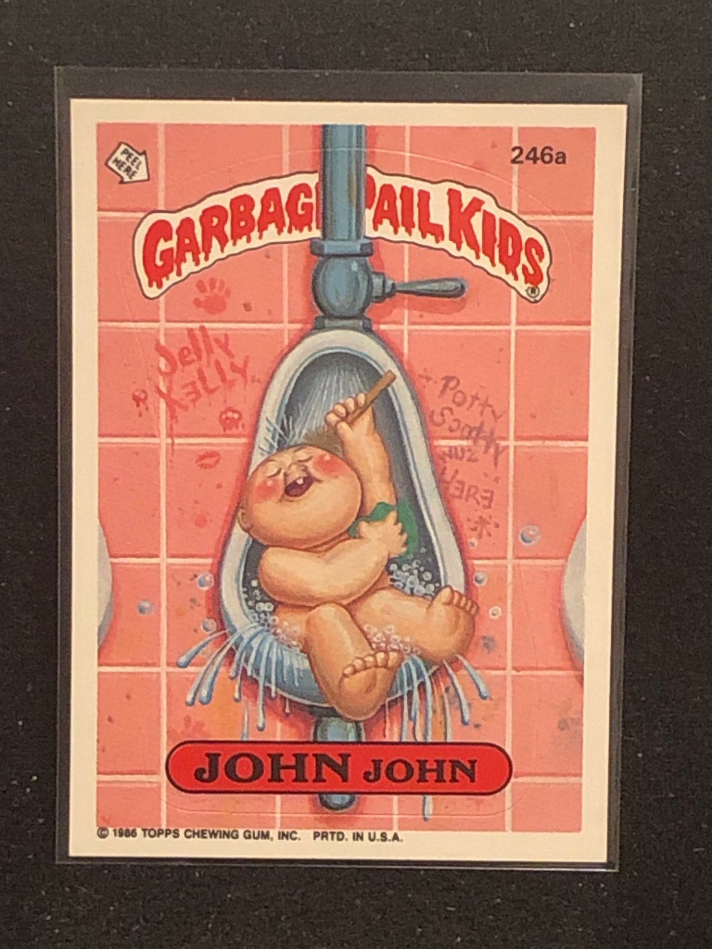 Garbage Pail Kids Original Series 6 (os6) 246a John John