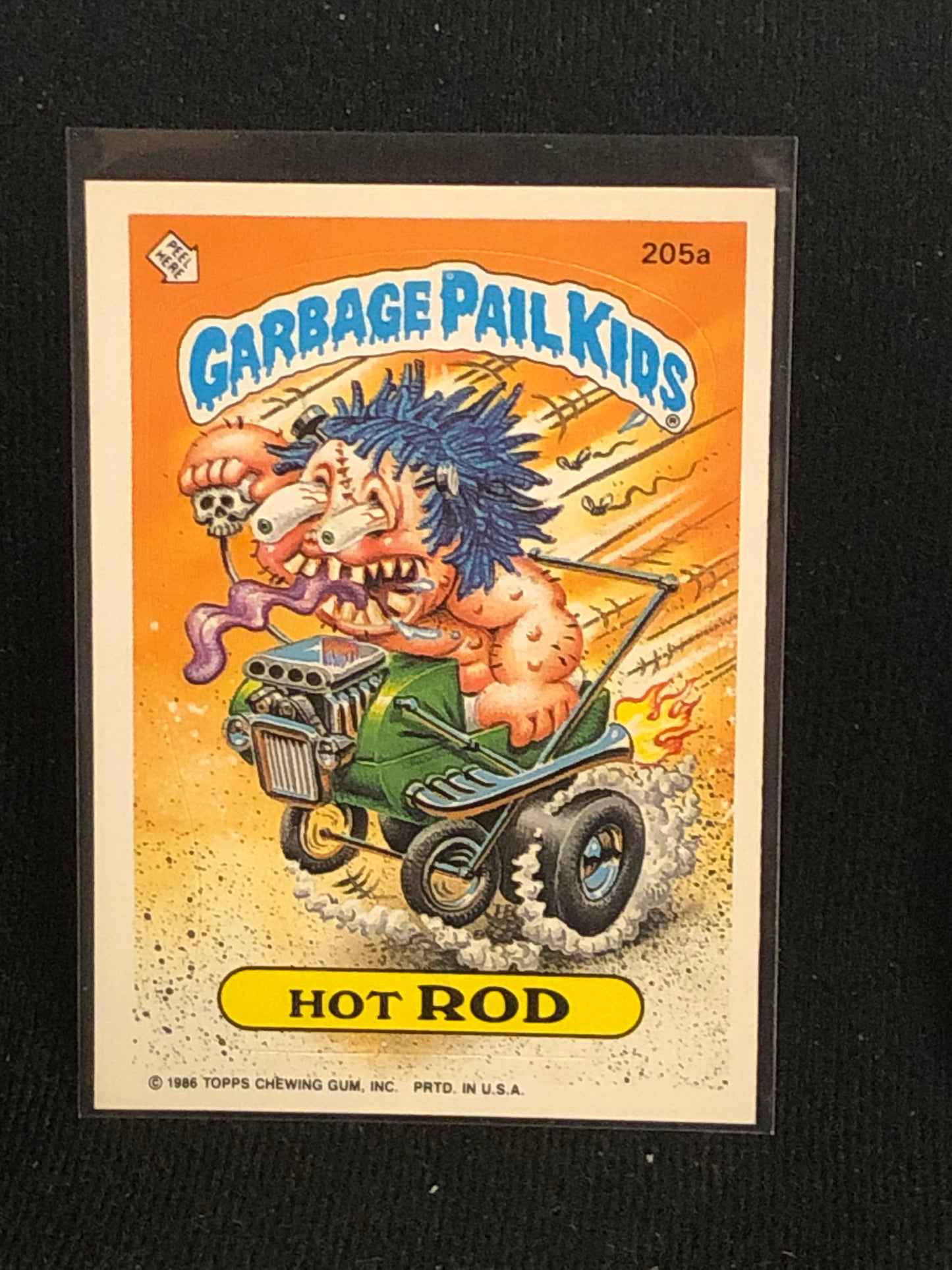 Garbage Pail Kids Original Series 5 (os5) 205a Hot Rod