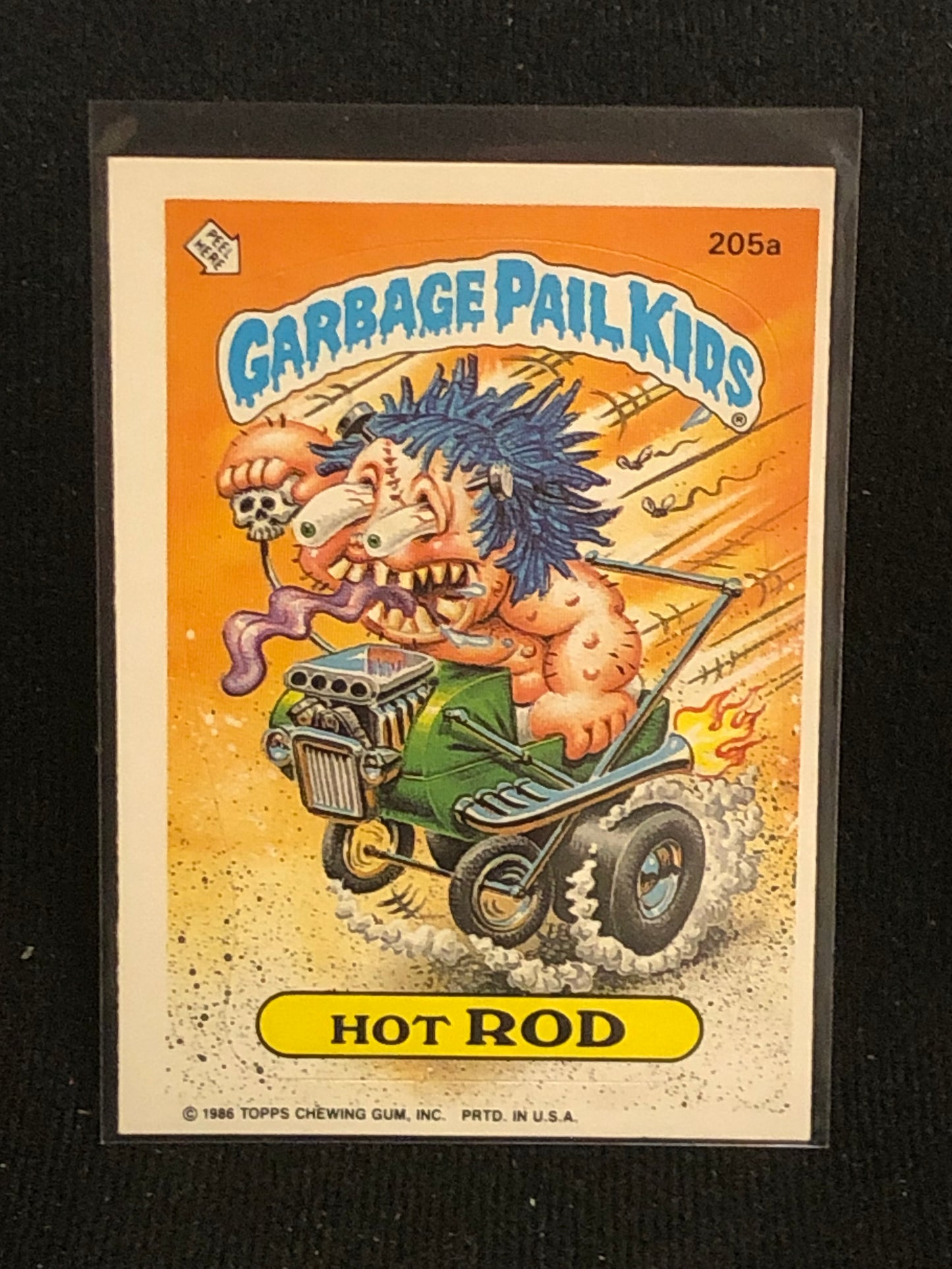 Garbage Pail Kids Original Series 5 (os5) 205a Hot Rod