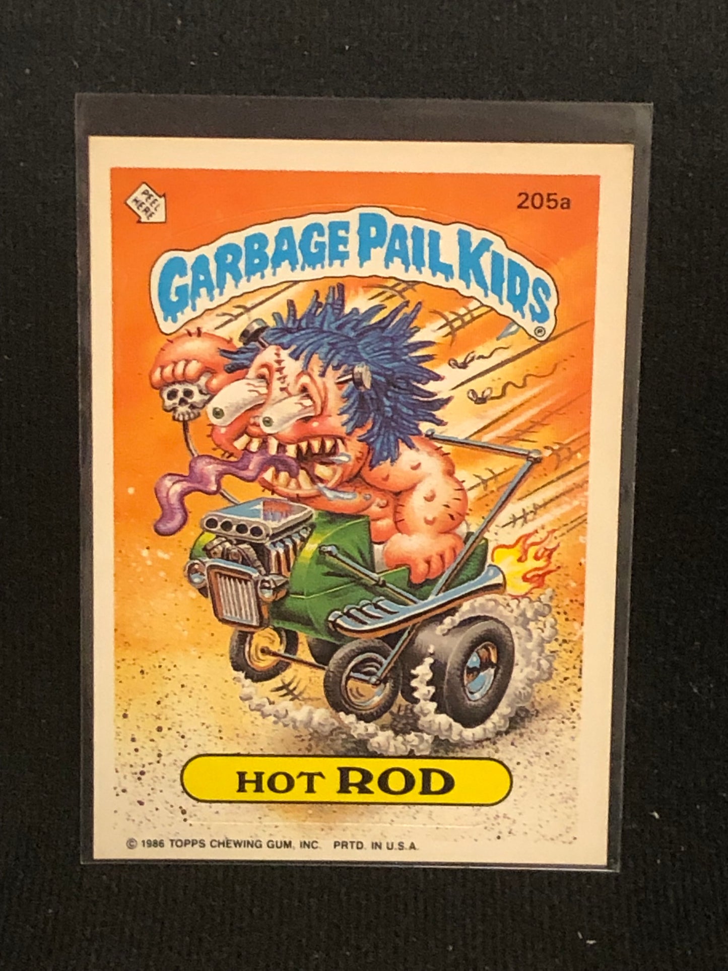 Garbage Pail Kids Original Series 5 (os5) 205a Hot Rod