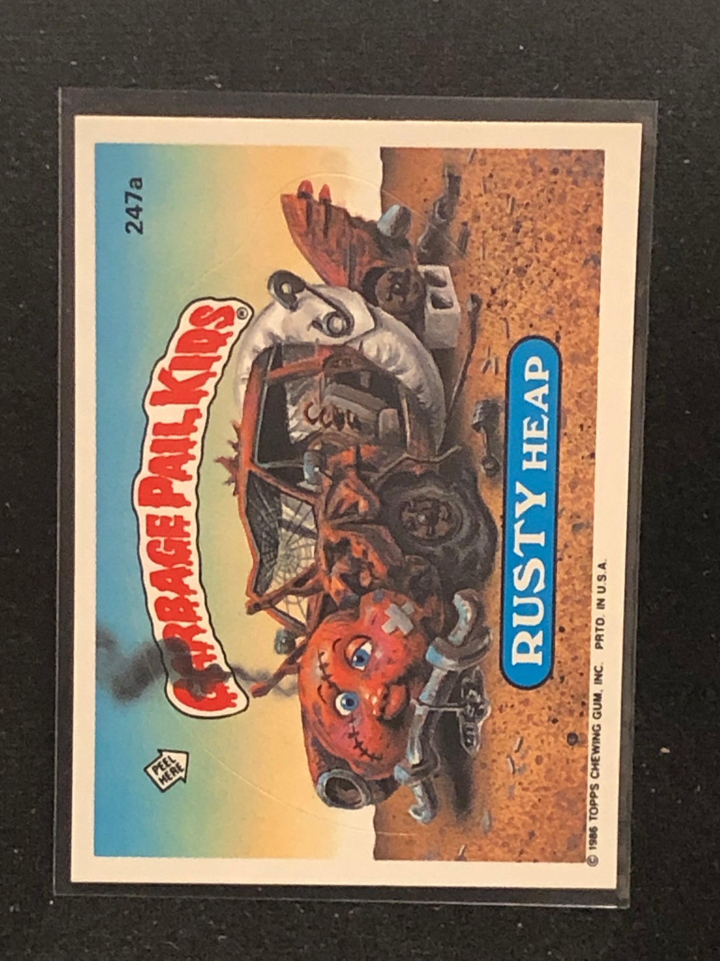 Garbage Pail Kids Original Series 6 (os6) 247a Rusty Heap