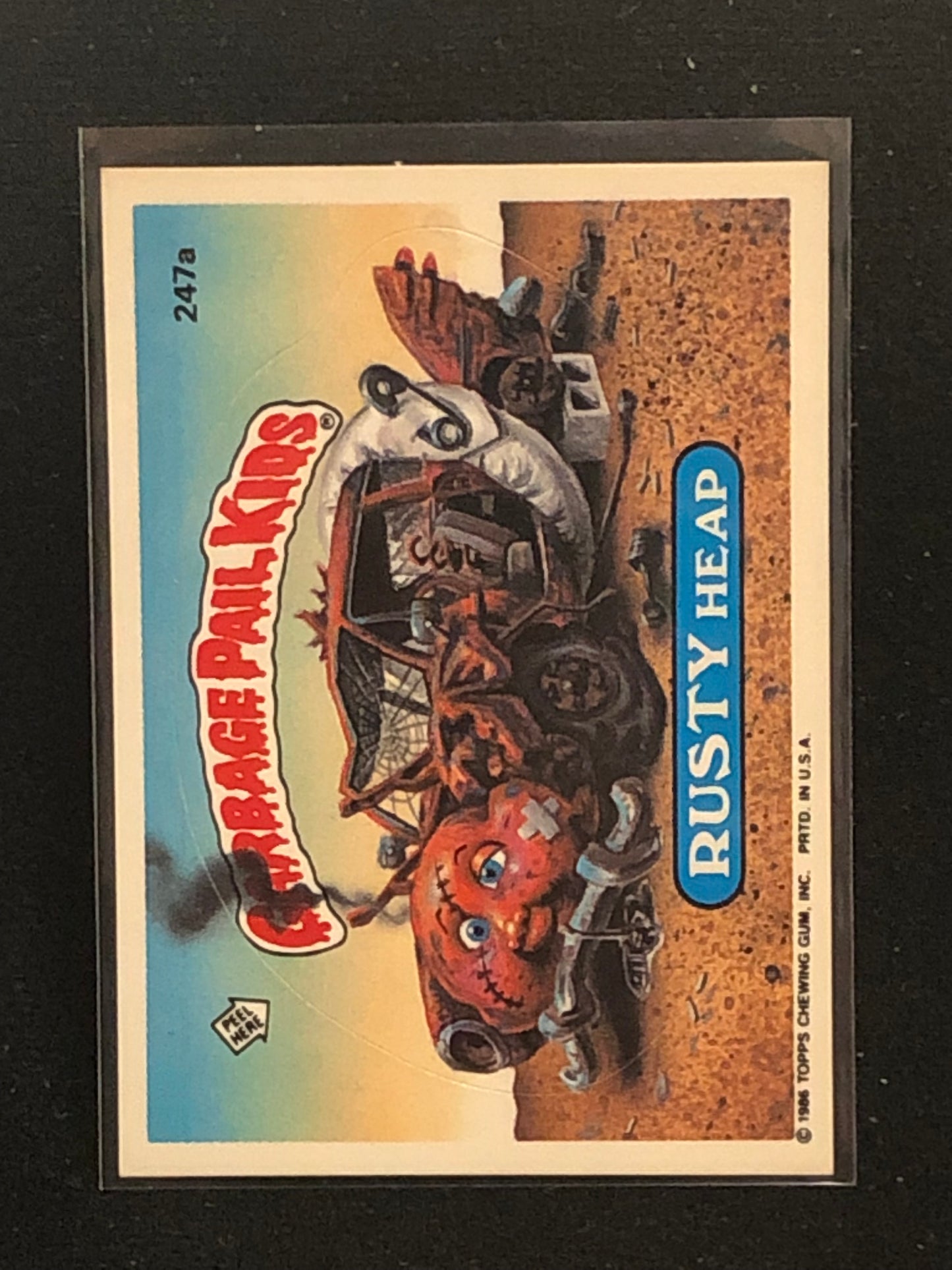 Garbage Pail Kids Original Series 6 (os6) 247a Rusty Heap