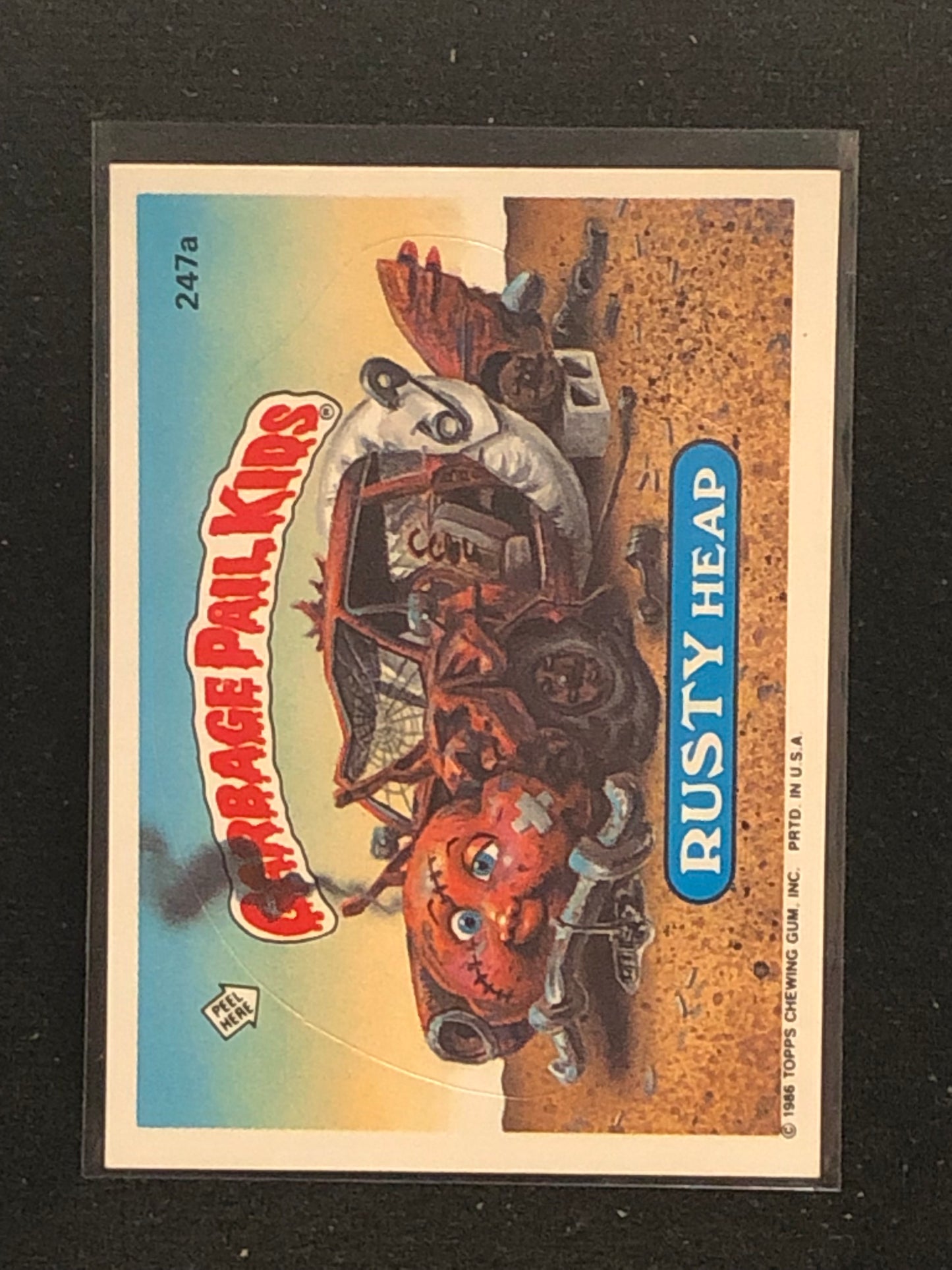 Garbage Pail Kids Original Series 6 (os6) 247a Rusty Heap