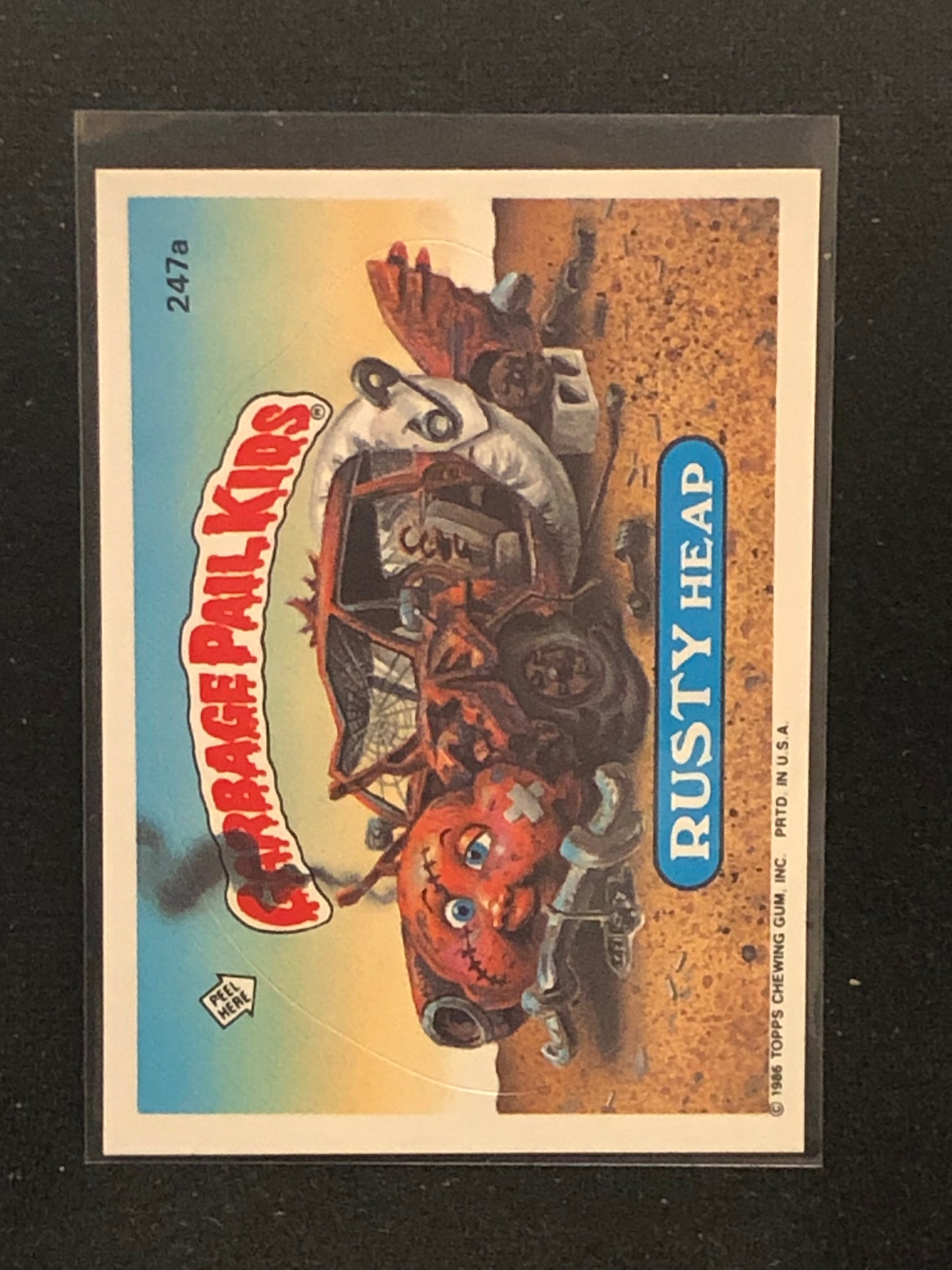 Garbage Pail Kids Original Series 6 (os6) 247a Rusty Heap