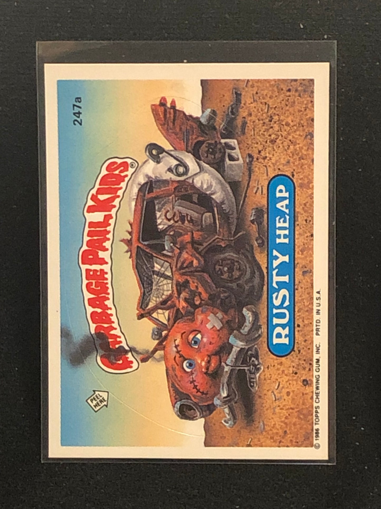 Garbage Pail Kids Original Series 6 (os6) 247a Rusty Heap