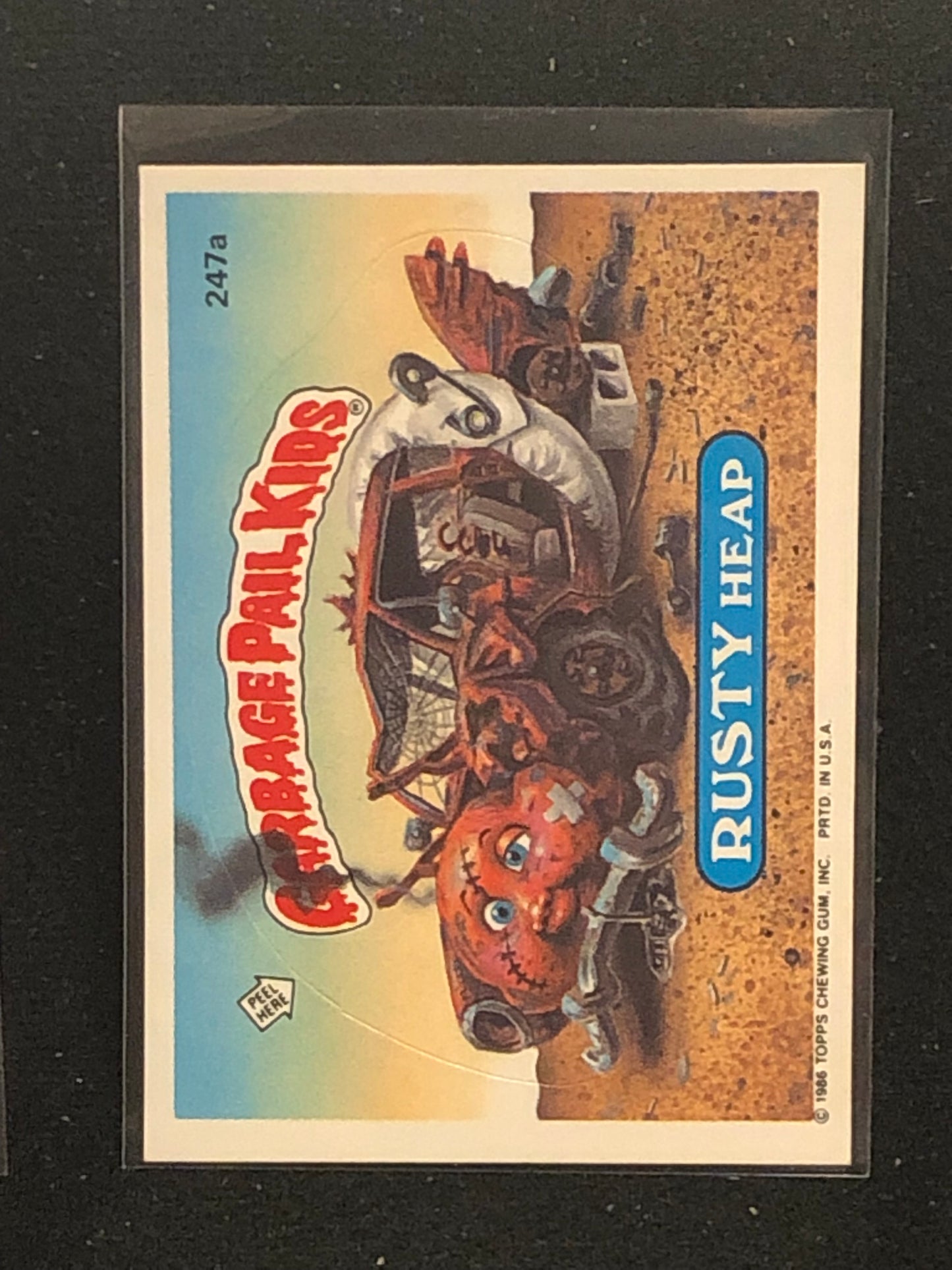 Garbage Pail Kids Original Series 6 (os6) 247a Rusty Heap