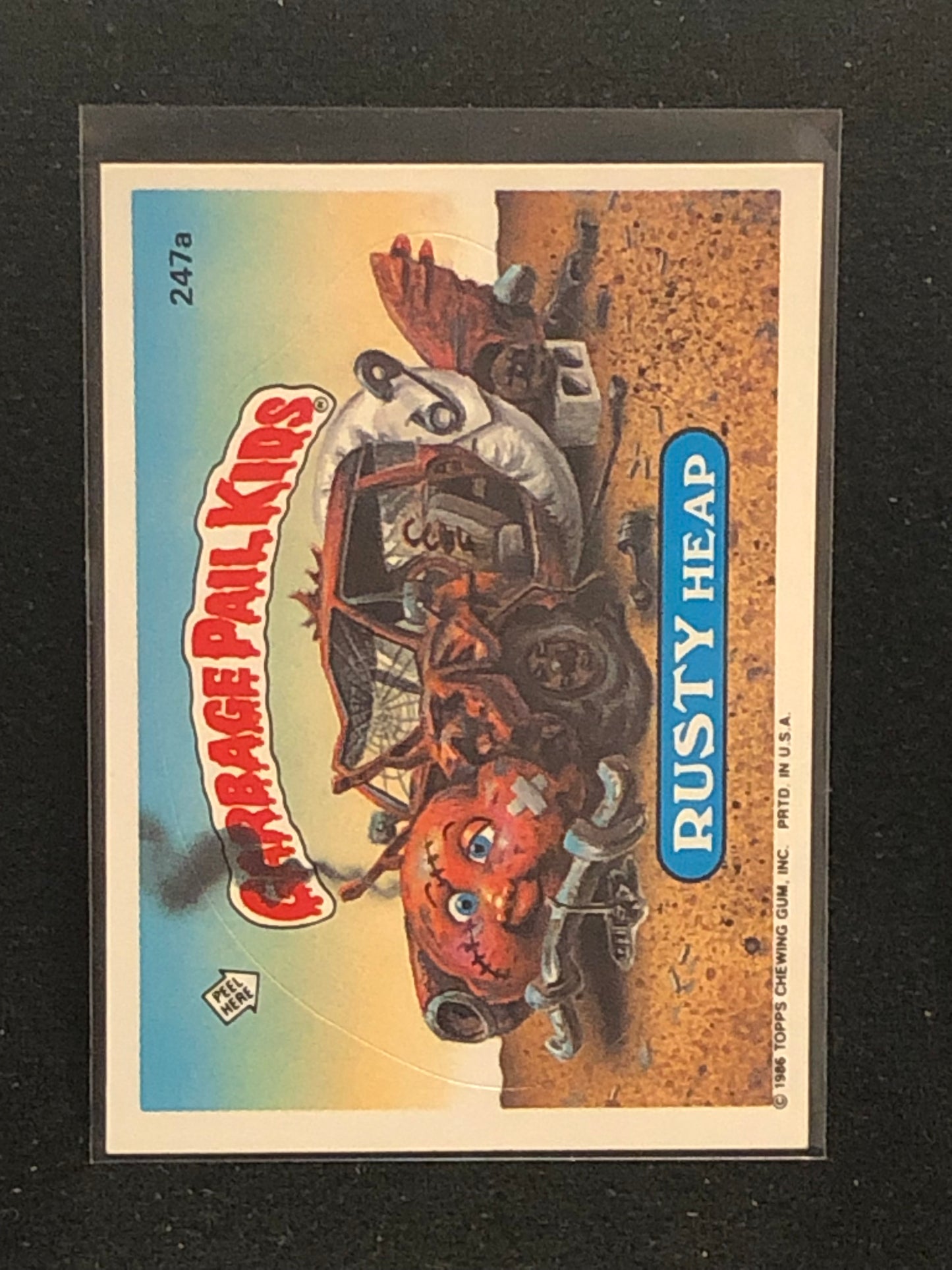 Garbage Pail Kids Original Series 6 (os6) 247a Rusty Heap